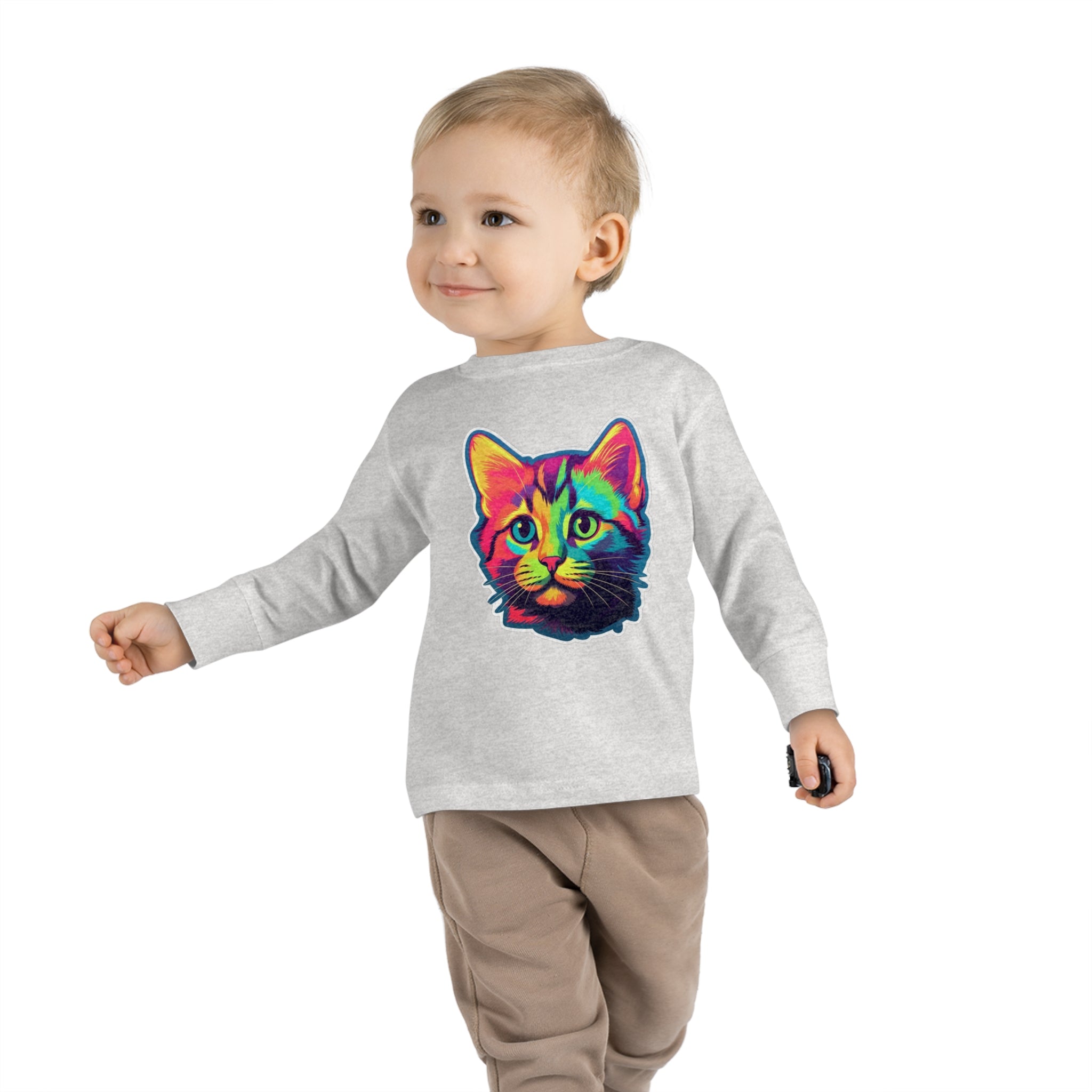 Toddler Long Sleeve Tee - Kittens 07