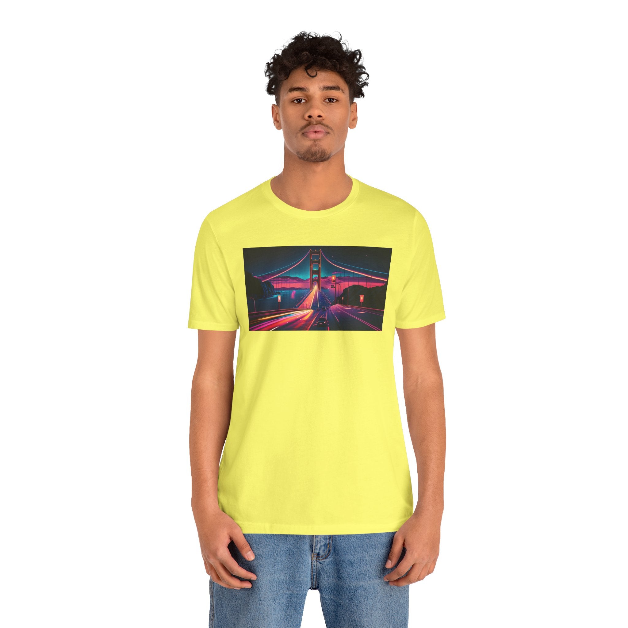 Unisex Jersey Short Sleeve Tee - Golden Gate Bridge, San Francisco, USA