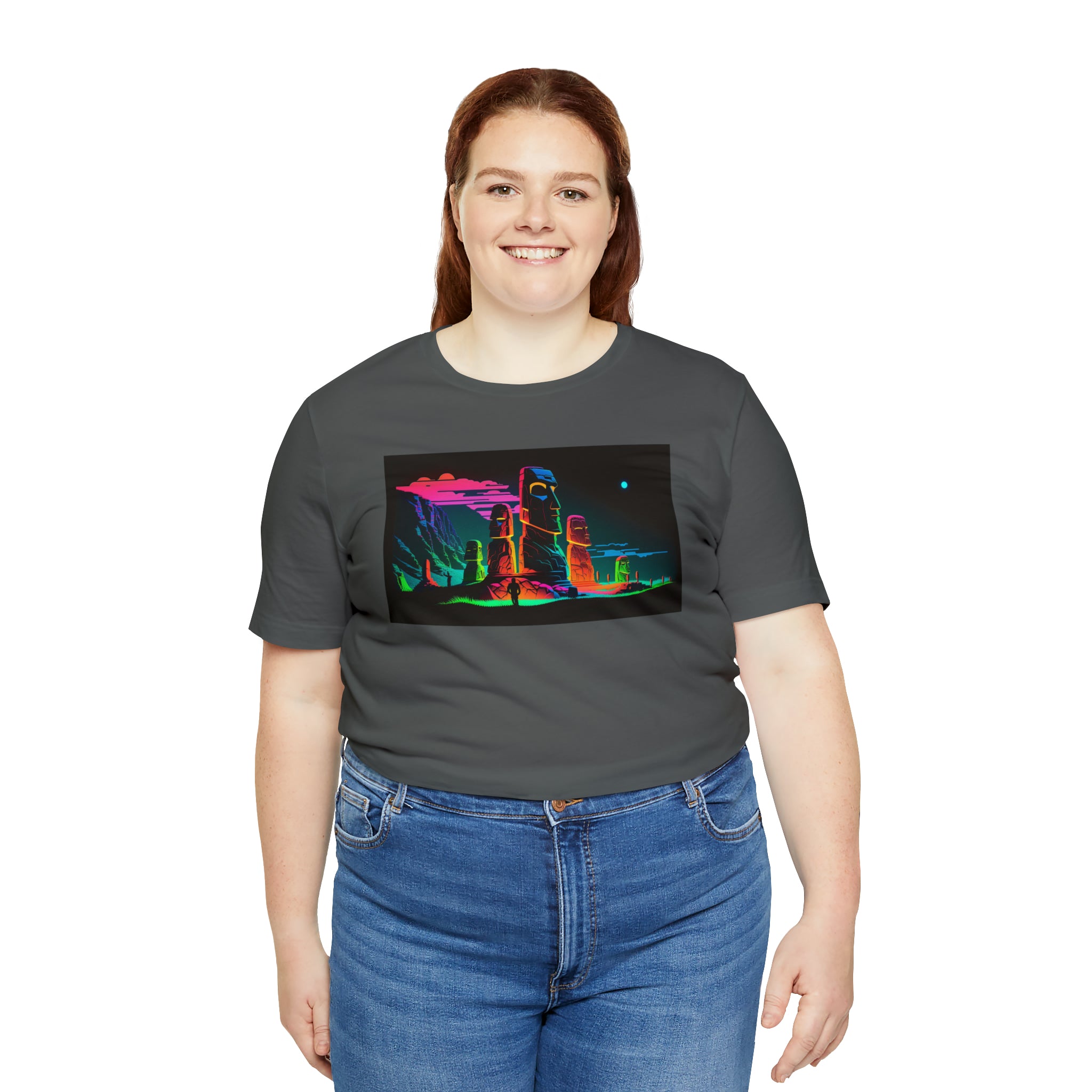 Unisex Jersey Short Sleeve Tee - Easter Islands, Chile