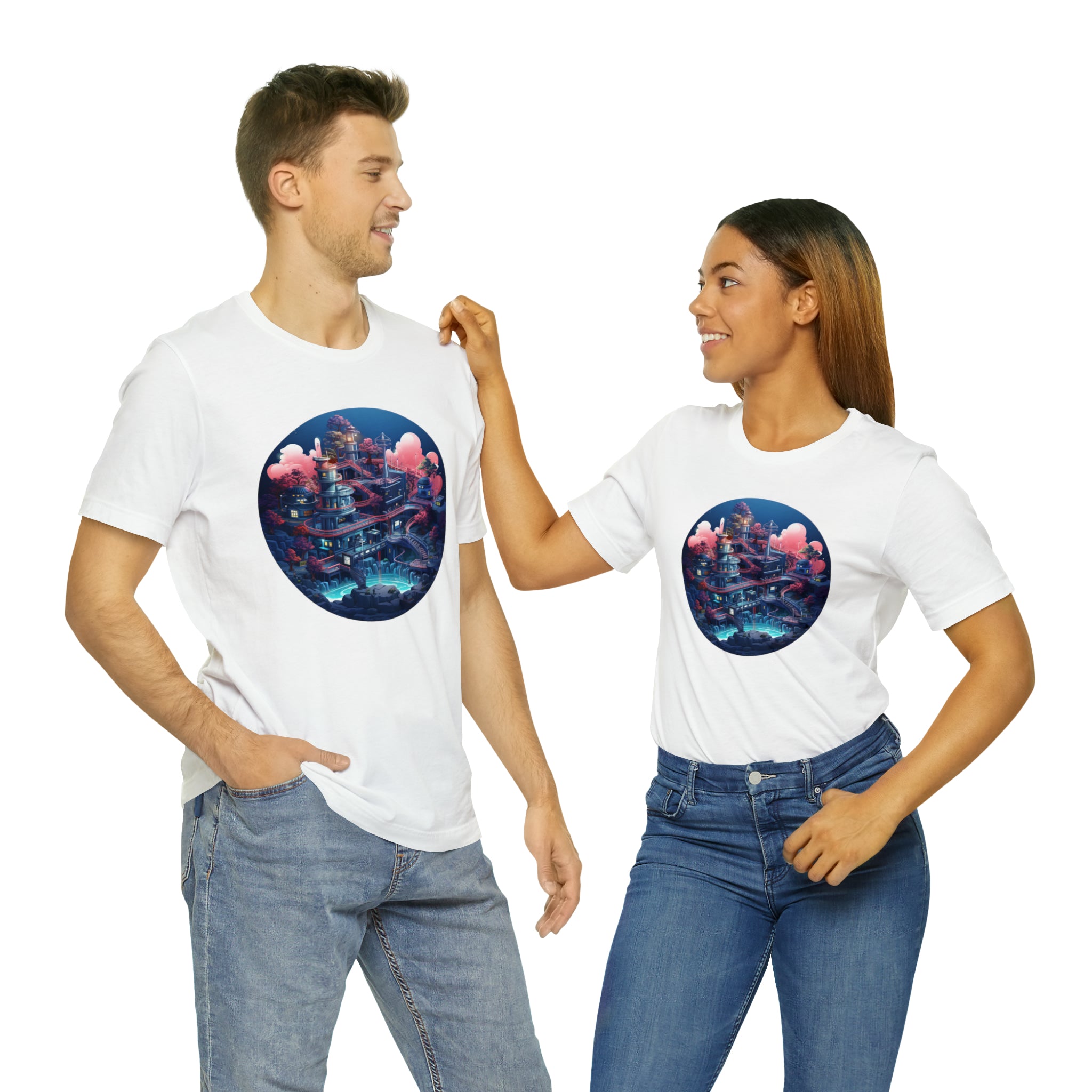 Unisex Jersey Short Sleeve Tee - Isometric Designs 03