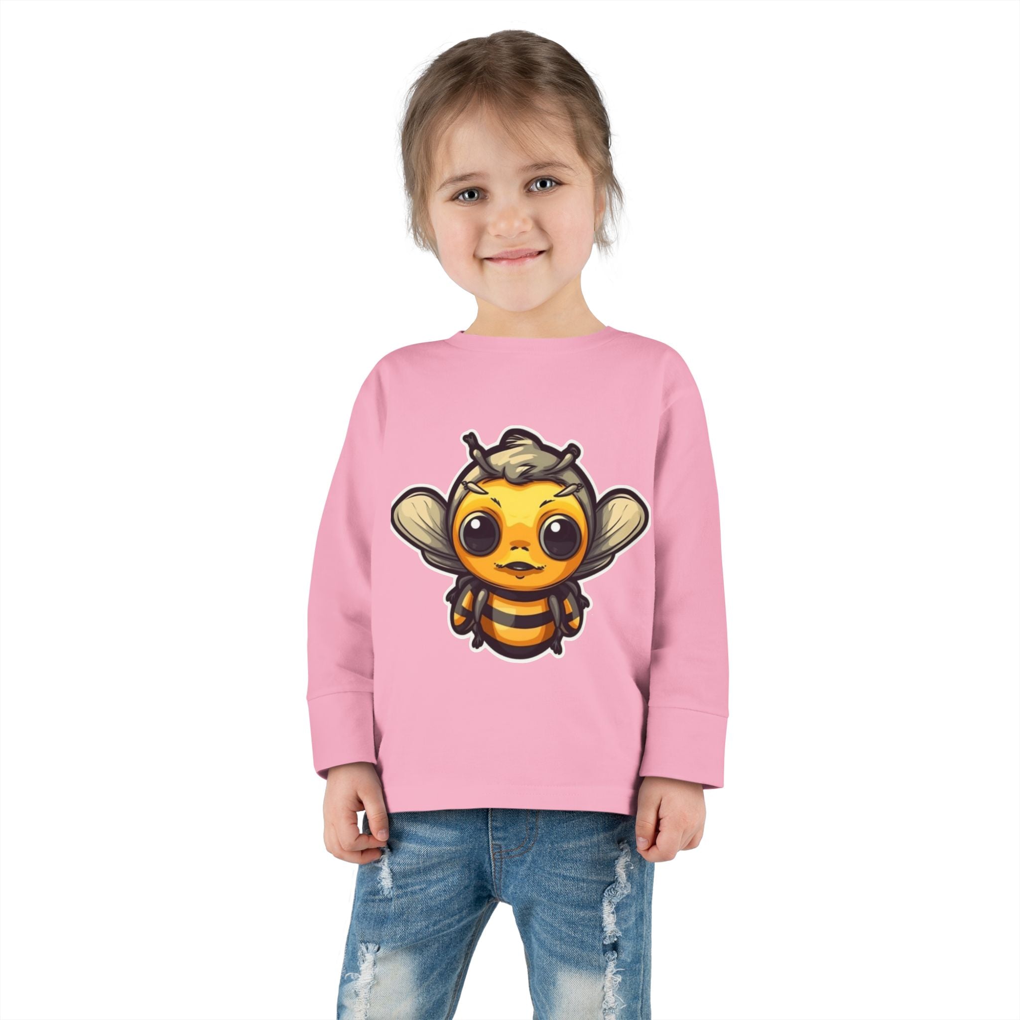 Toddler Long Sleeve Tee - Bee Larva
