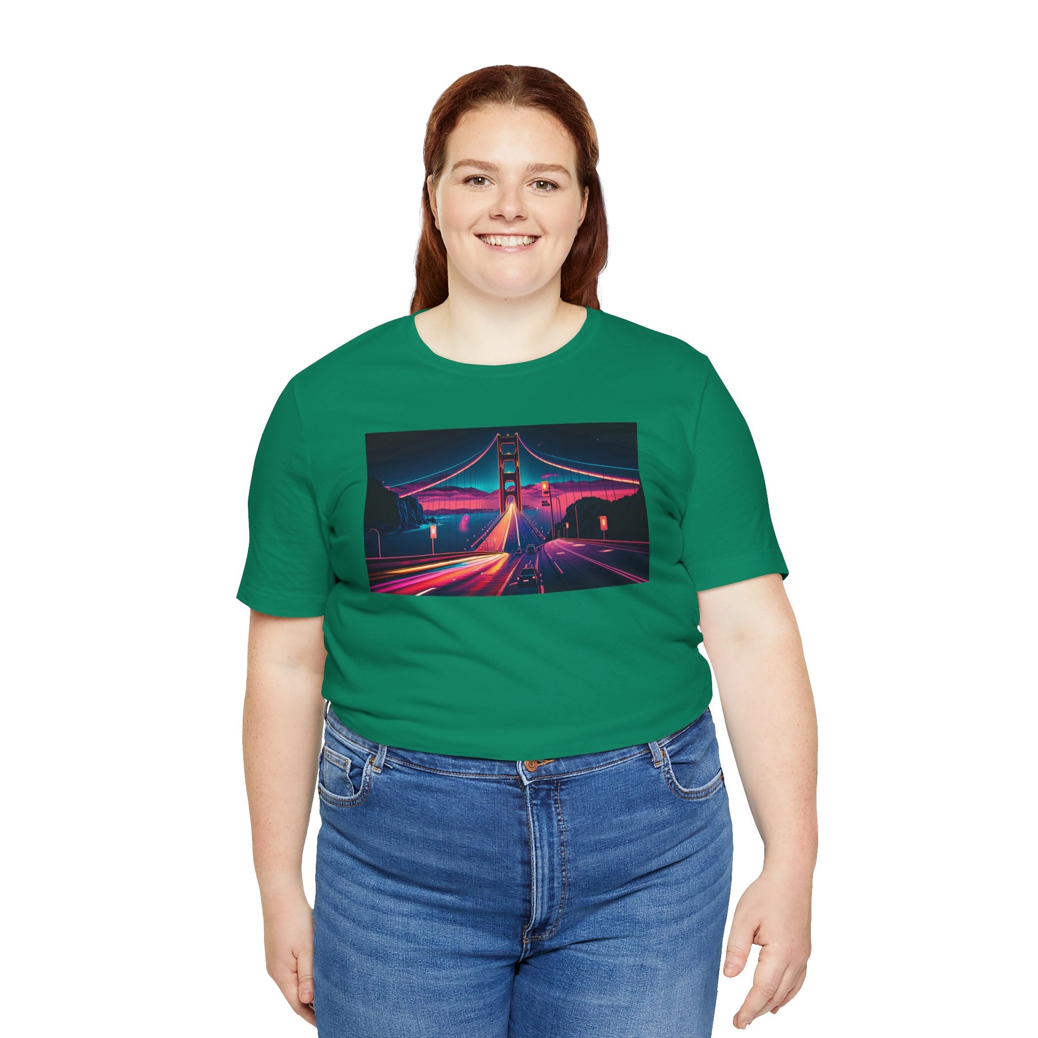 Unisex Jersey Short Sleeve Tee - Golden Gate Bridge, San Francisco, USA