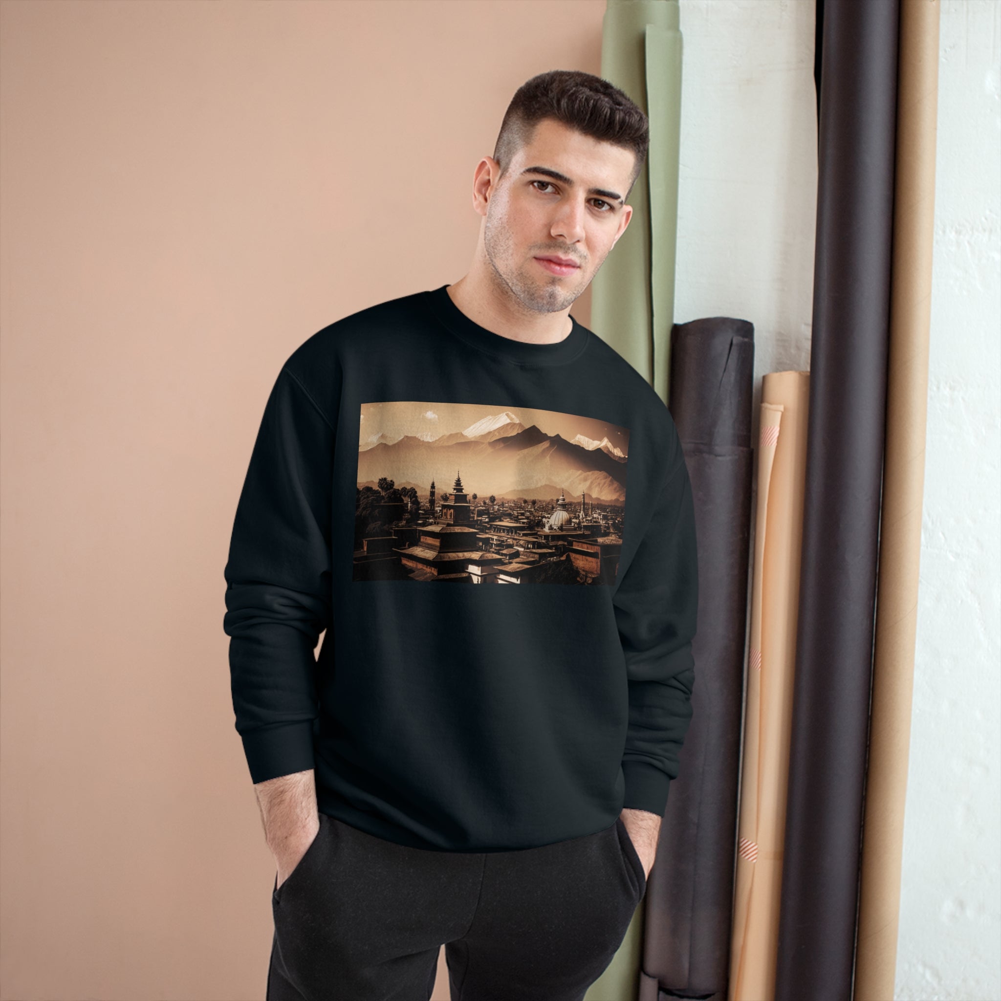 Champion Sweatshirt - Duotone Cities, Kathmandu