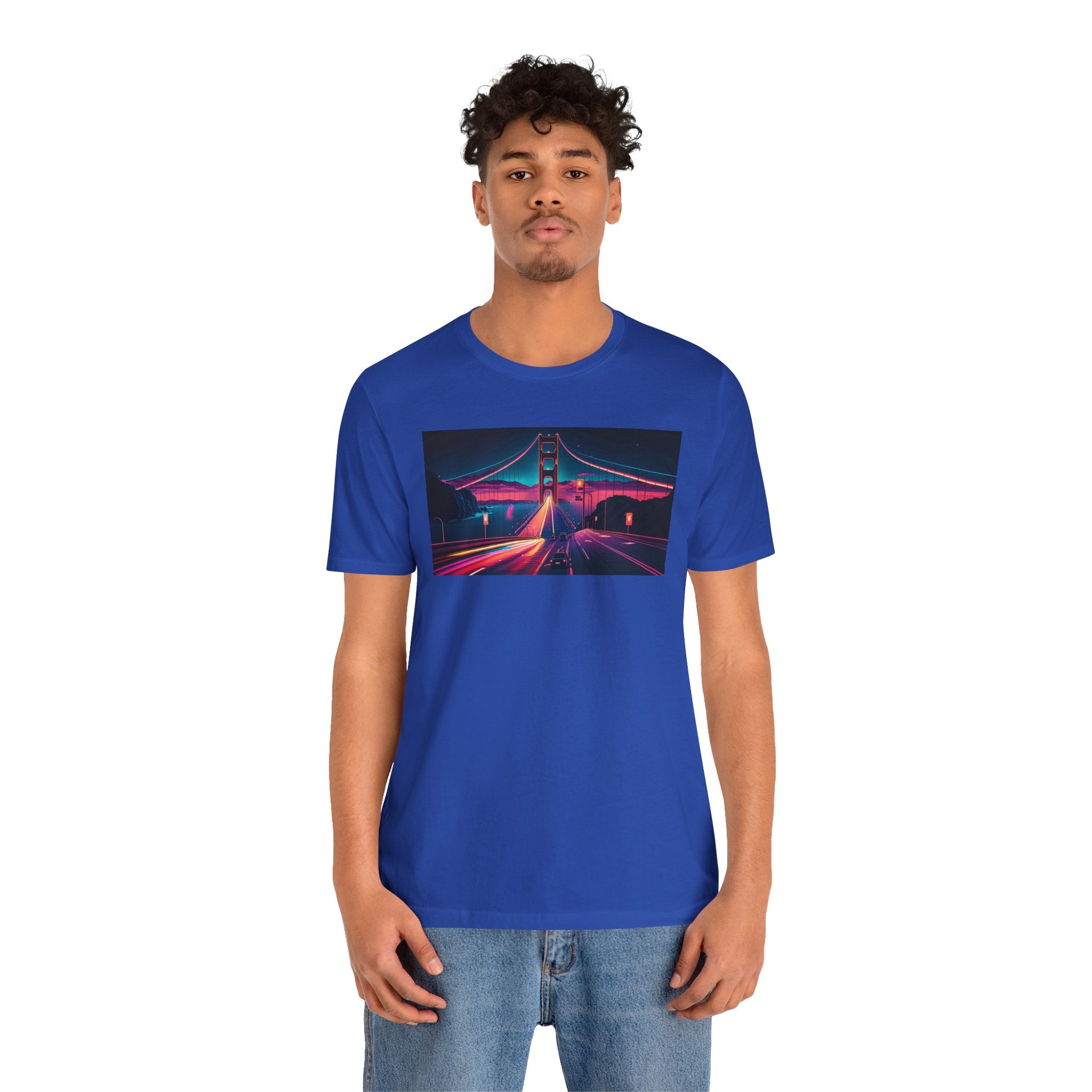 Unisex Jersey Short Sleeve Tee - Golden Gate Bridge, San Francisco, USA