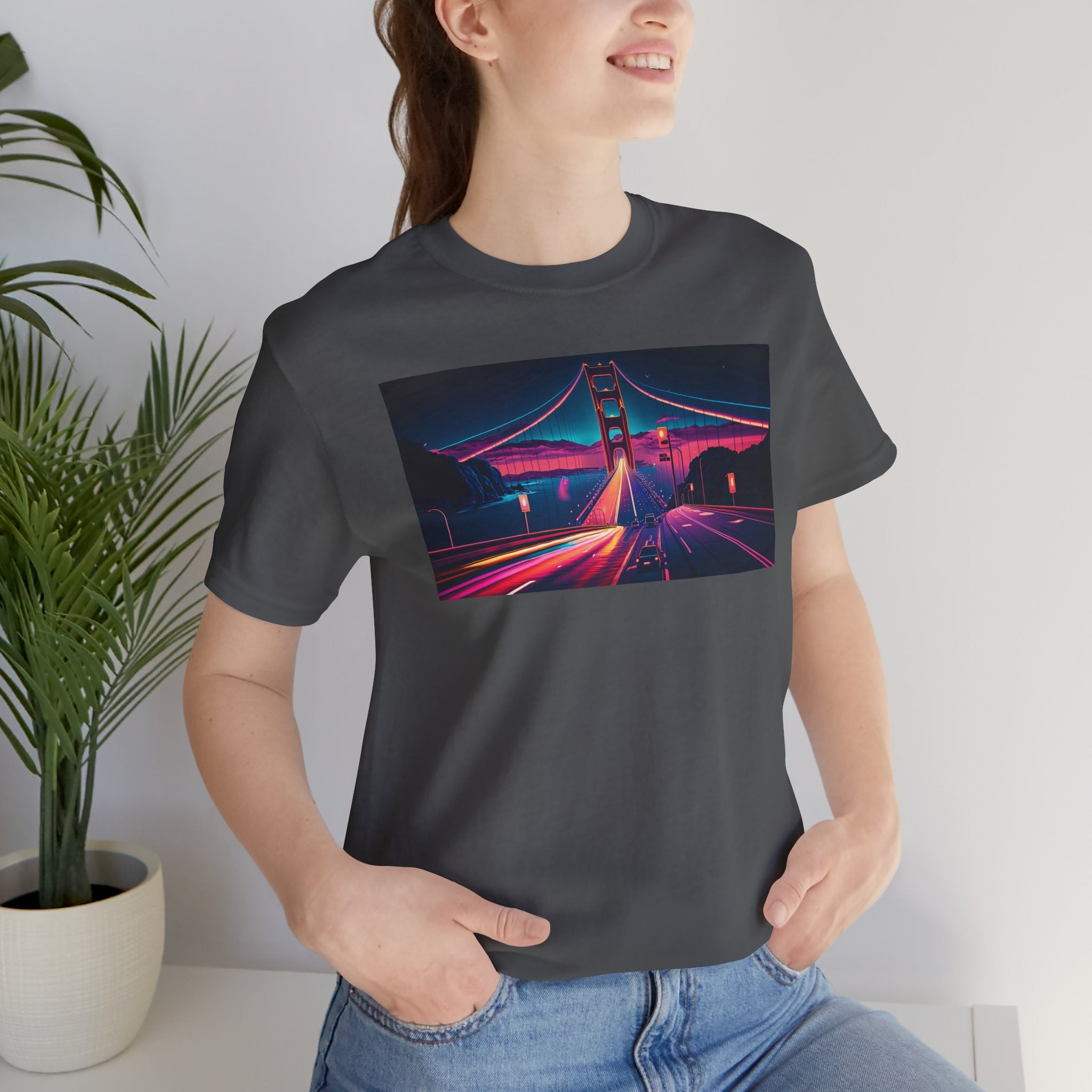 Unisex Jersey Short Sleeve Tee - Golden Gate Bridge, San Francisco, USA