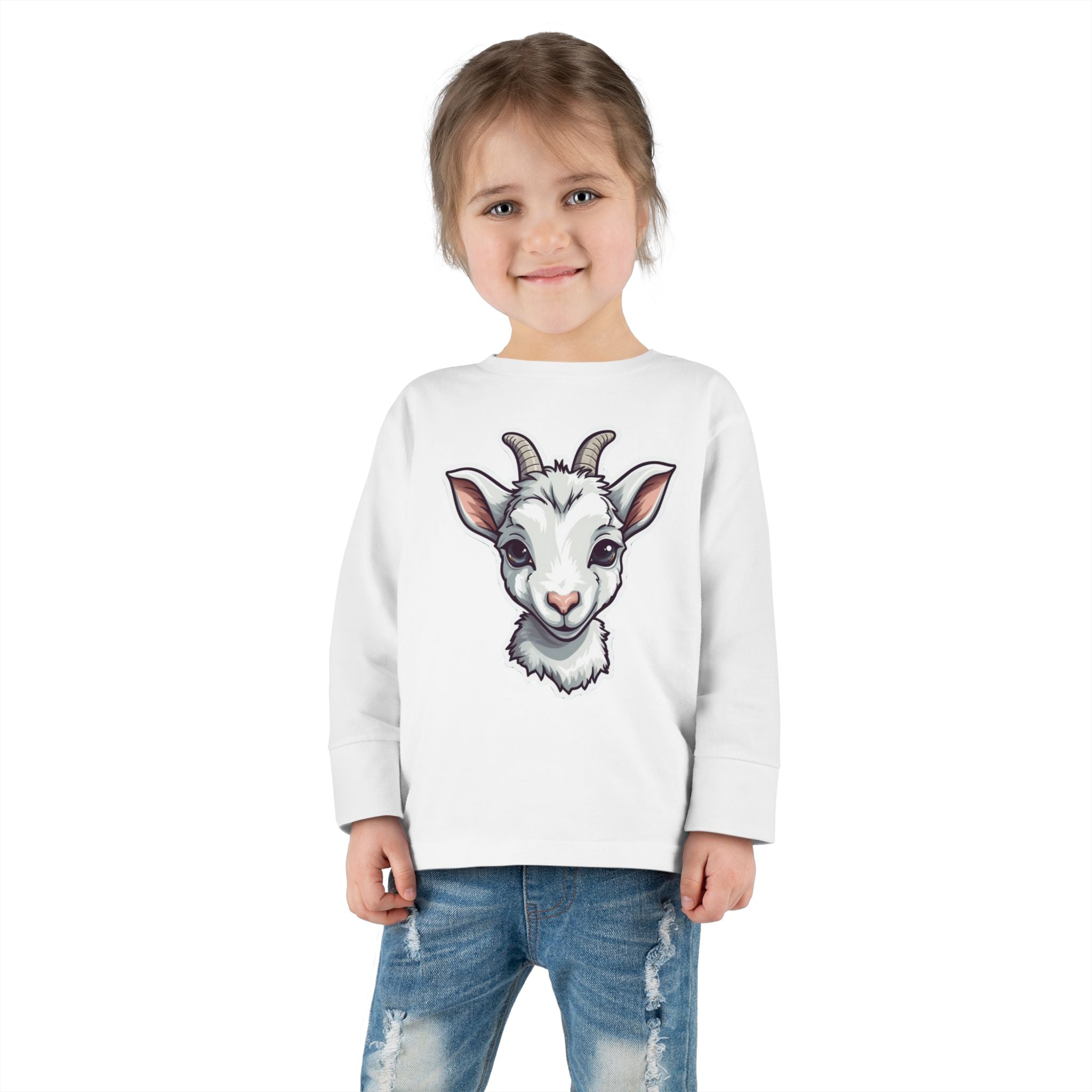 Toddler Long Sleeve Tee - Goat Kid