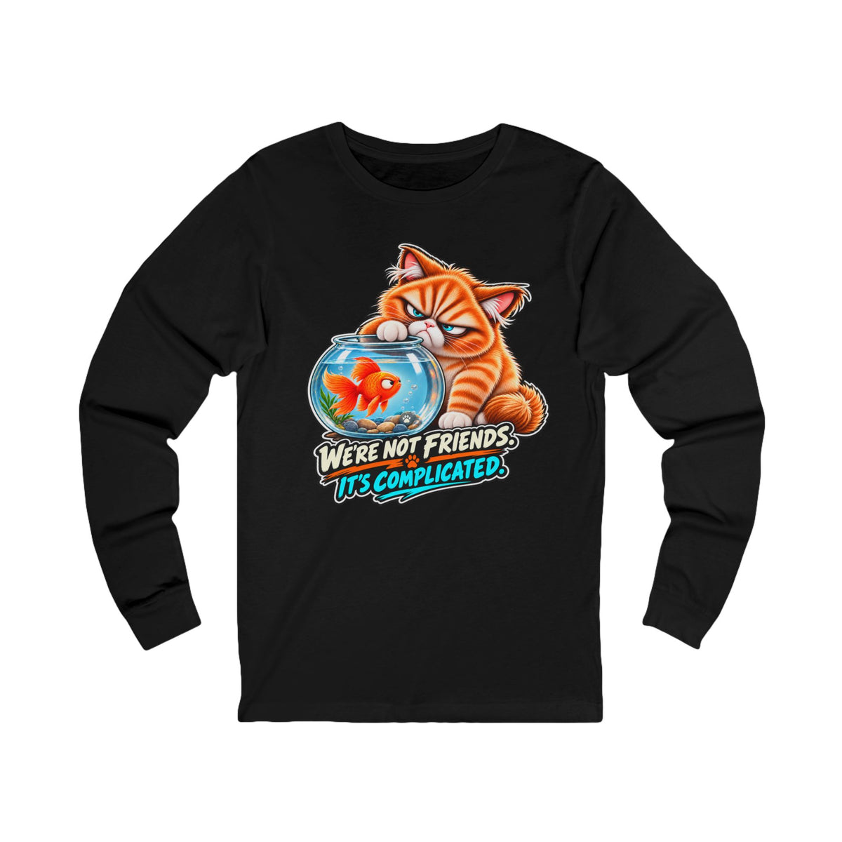 Fish Friend - Mildly Feral - Unisex Long Sleeve Tee