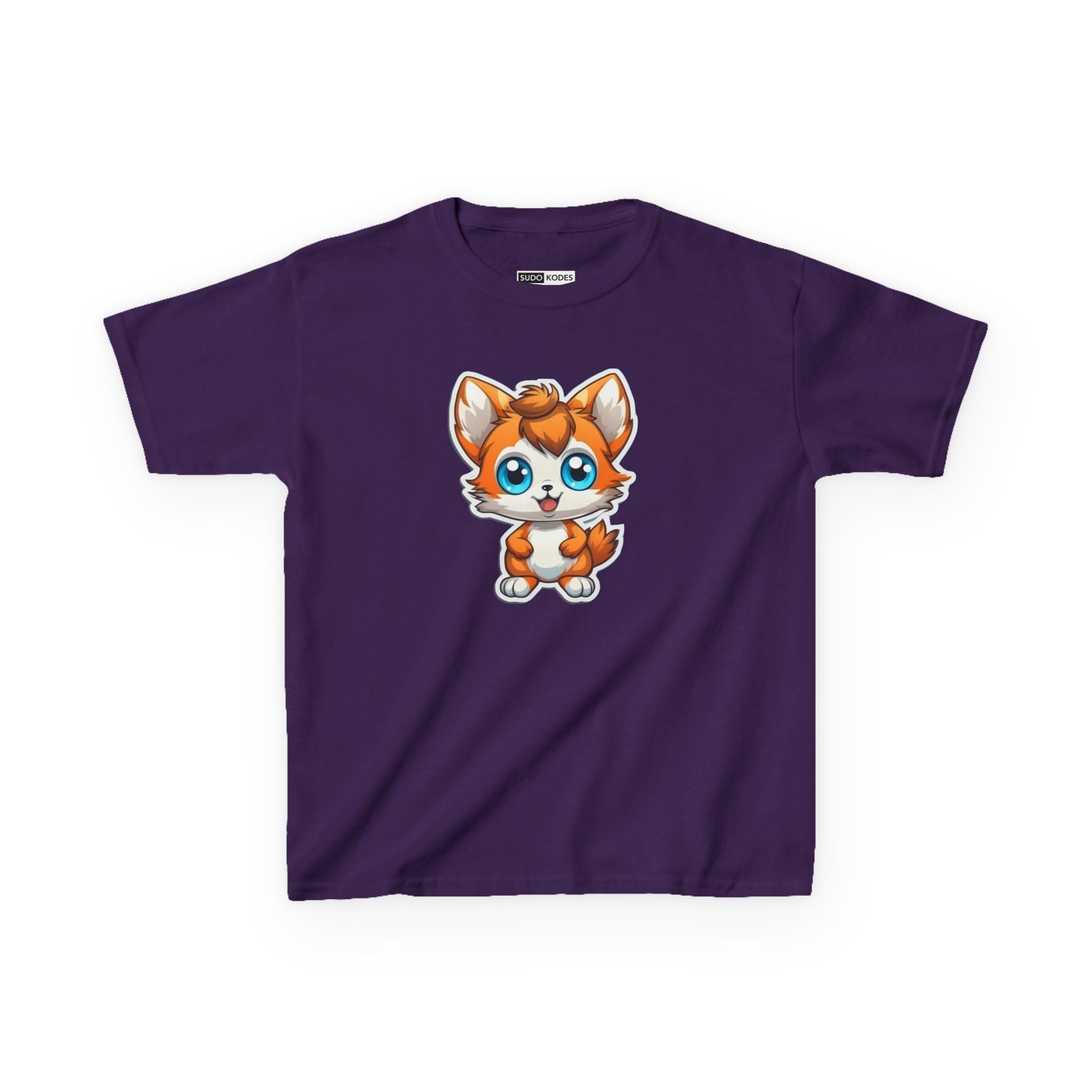 Kids Heavy Cotton Tee - Adorable Mascots 01