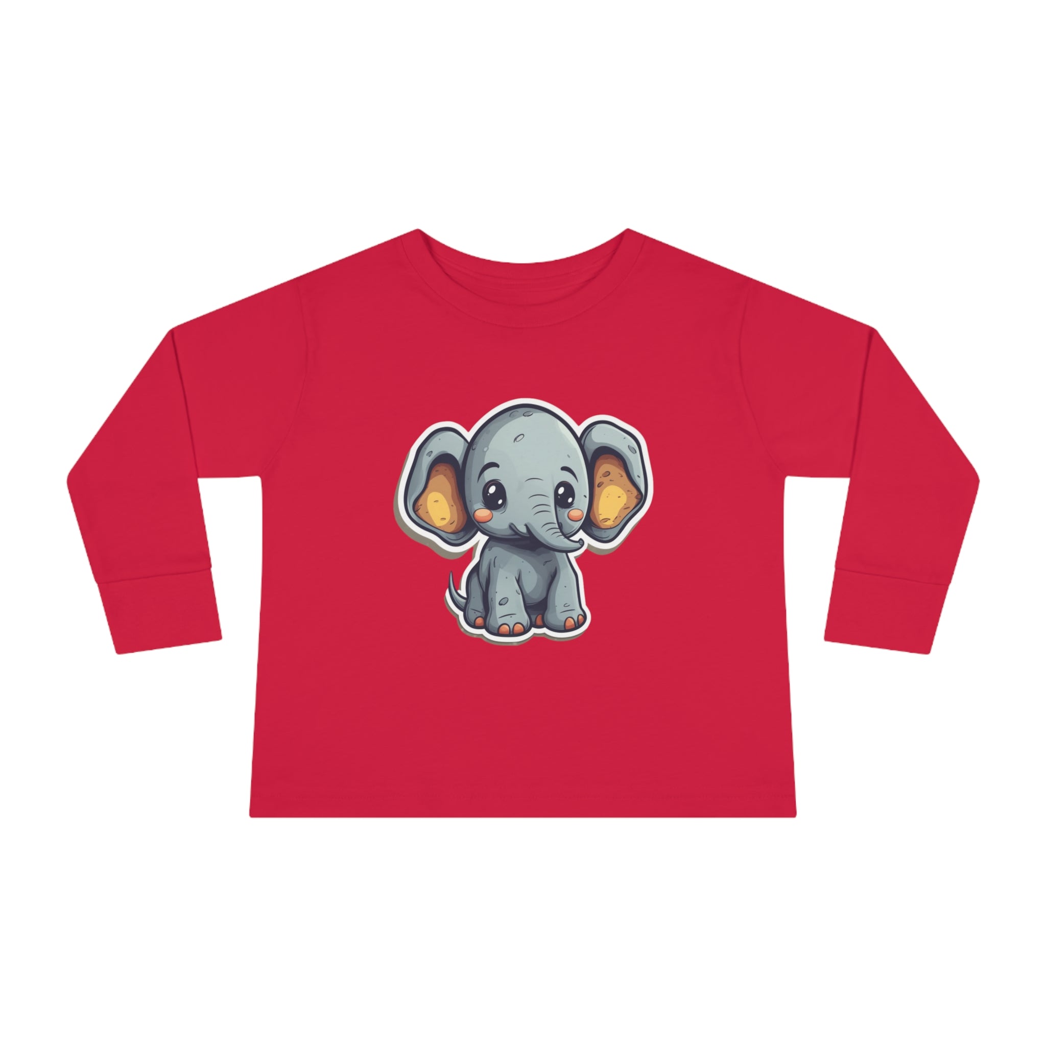 Toddler Long Sleeve Tee - Elephant Calf