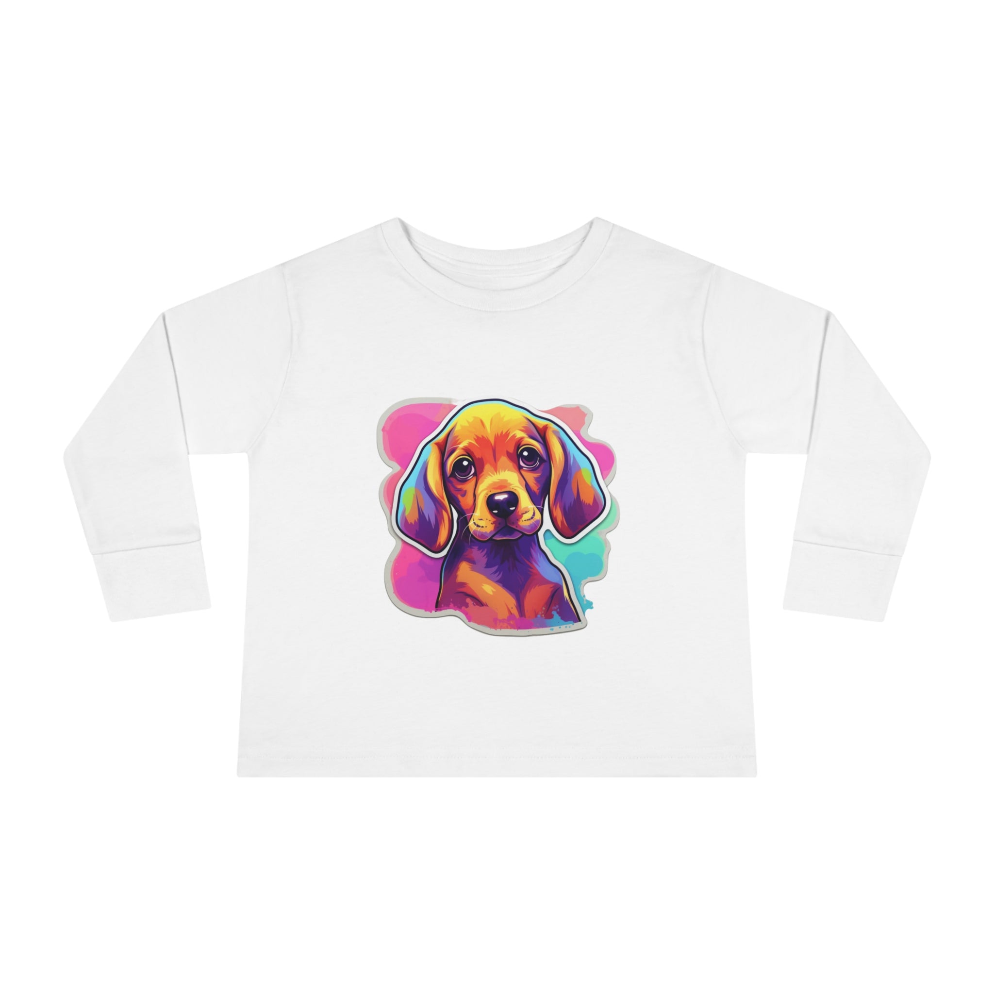 Toddler Long Sleeve Tee - Puppies 06