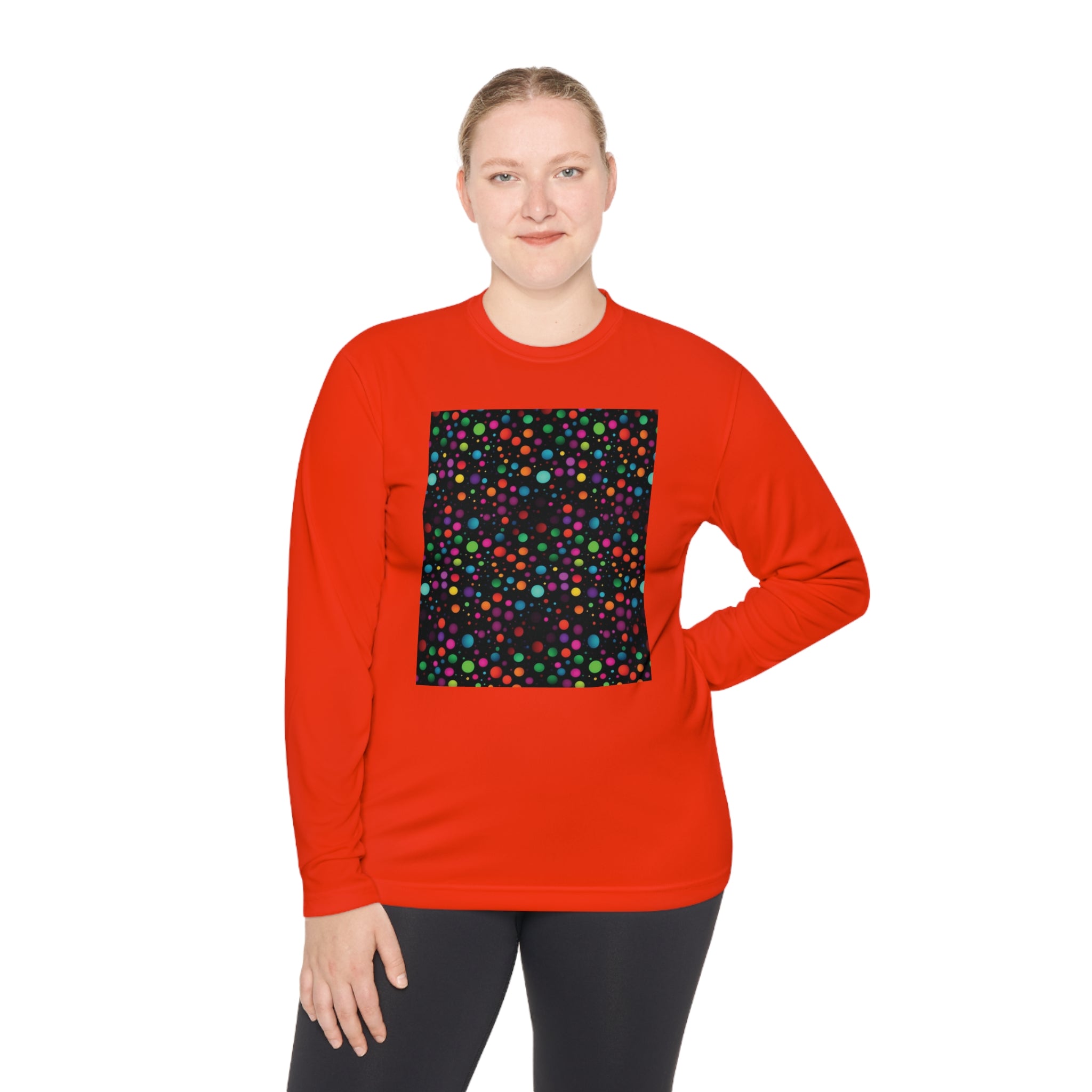Unisex Lightweight Long Sleeve Tee (AOP) - Abstract Designs 15