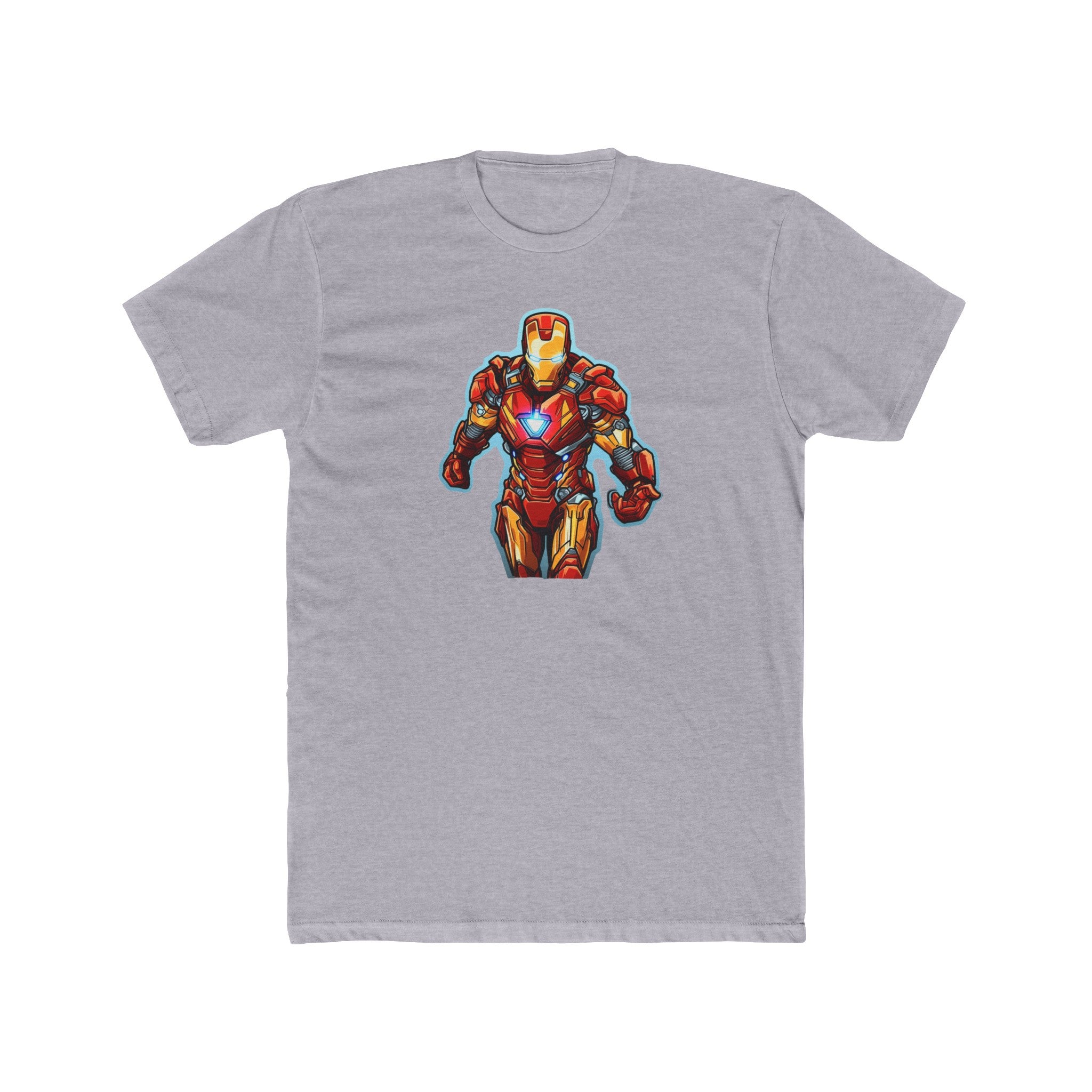 Men's Cotton Crew Tee - Superheroes Collection - Iron-Man 01