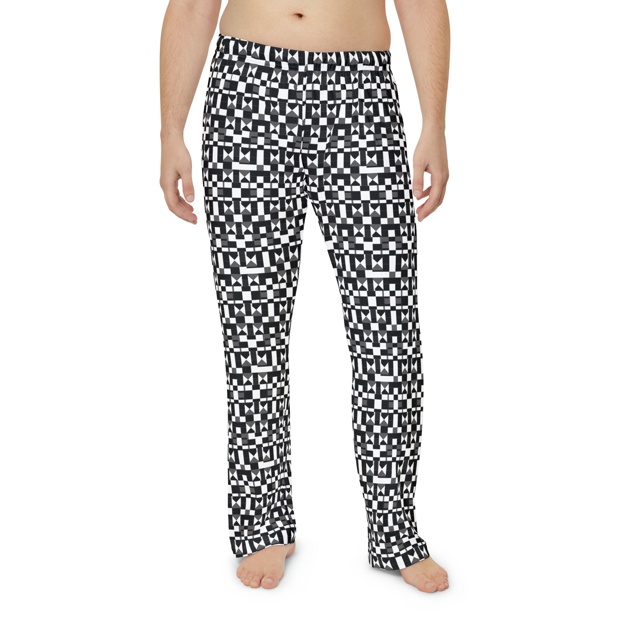 Men's Pajama Pants (AOP) - Seamless Checkered Designs 03