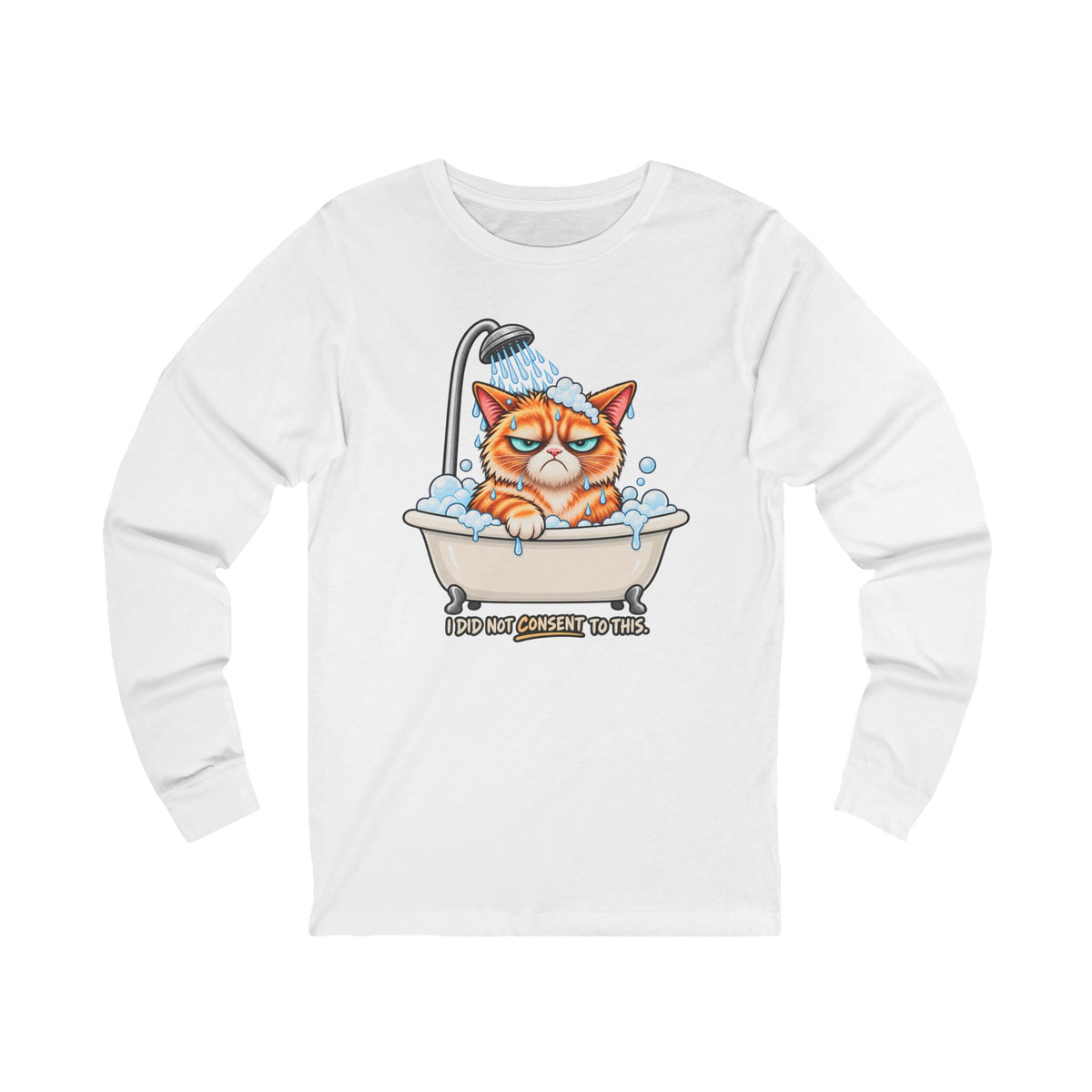 Forced Hydration - Mildly Feral - Unisex Long Sleeve Tee