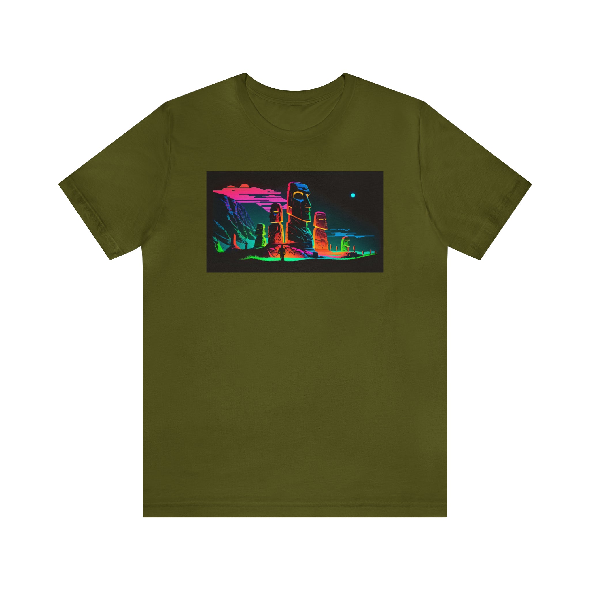 Unisex Jersey Short Sleeve Tee - Easter Islands, Chile