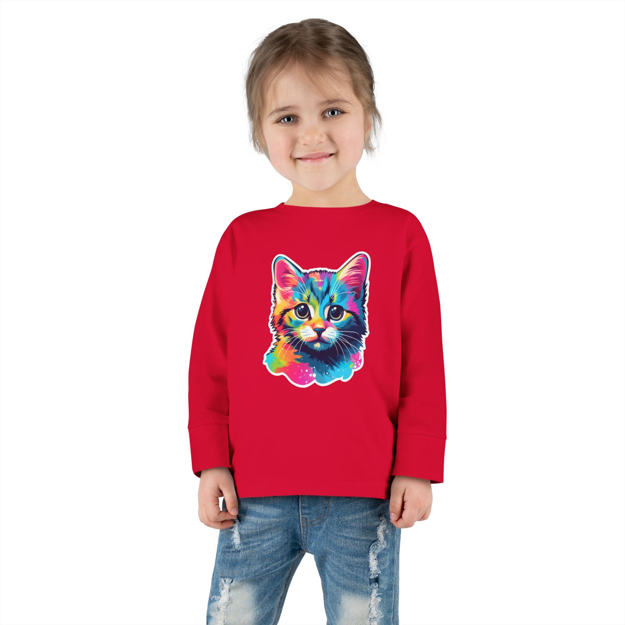 Toddler Long Sleeve Tee - Kittens 02