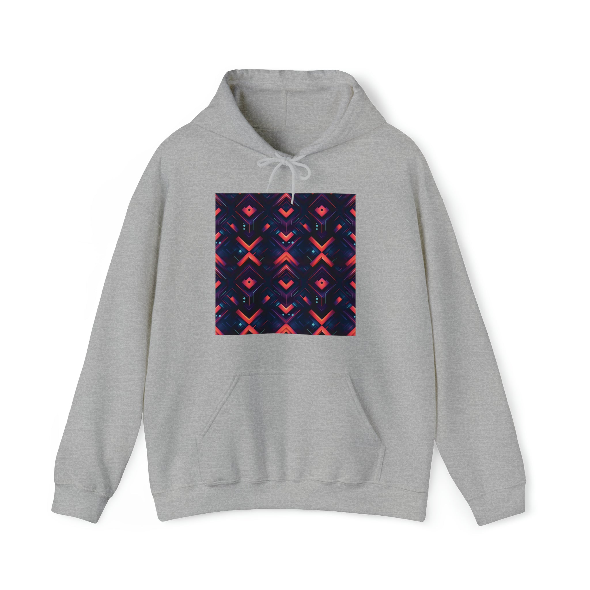 Unisex Heavy Blend™ Hooded Sweatshirt - Abstract Neon Designs 03