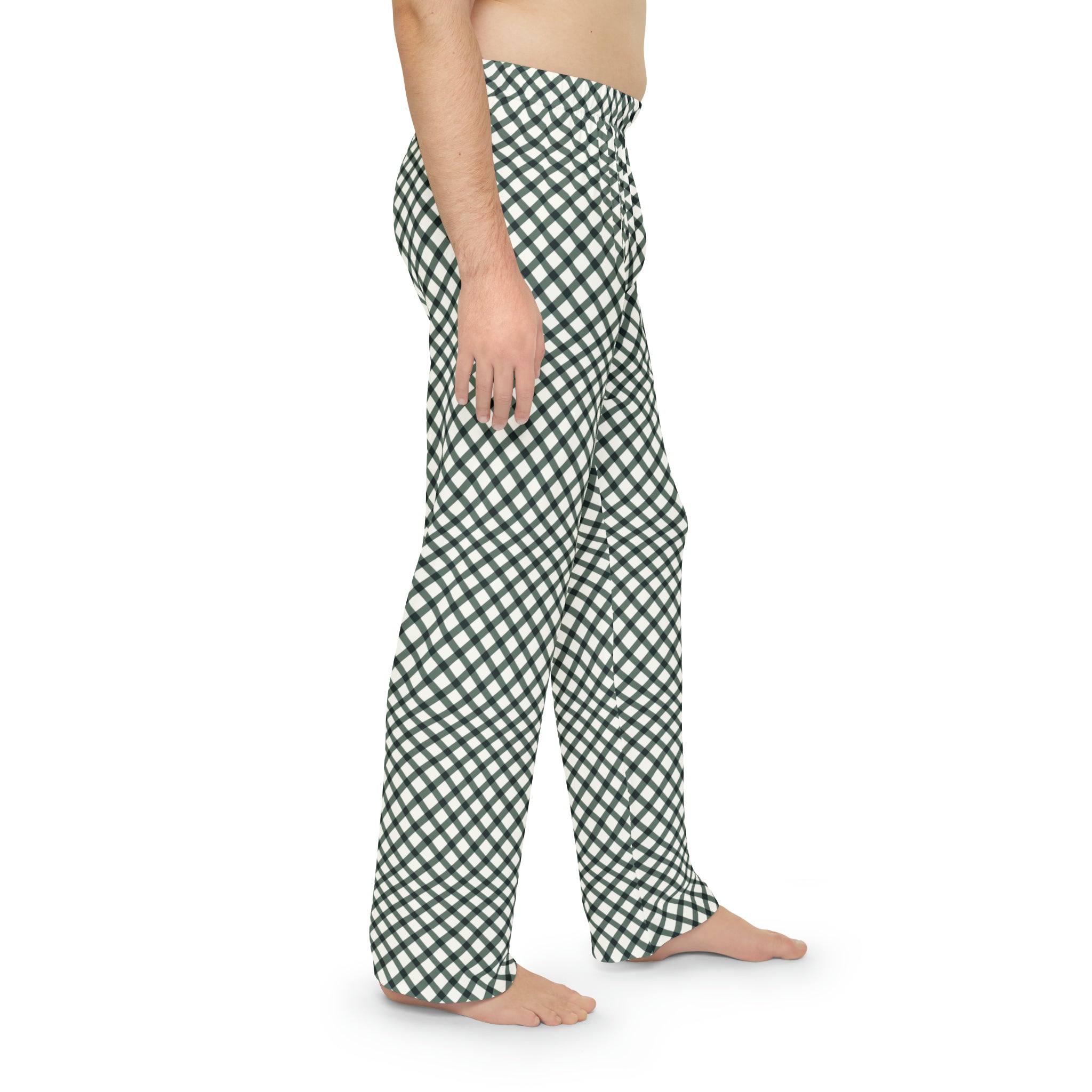 Men's Pajama Pants (AOP) - Seamless Checkered Designs 09
