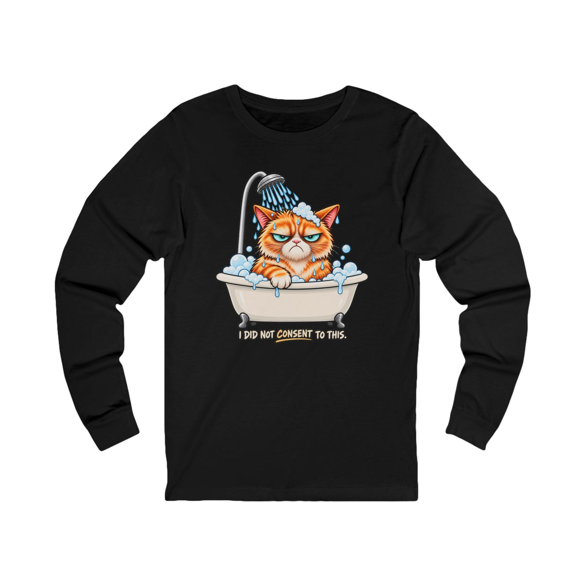 Forced Hydration - Mildly Feral - Unisex Long Sleeve Tee