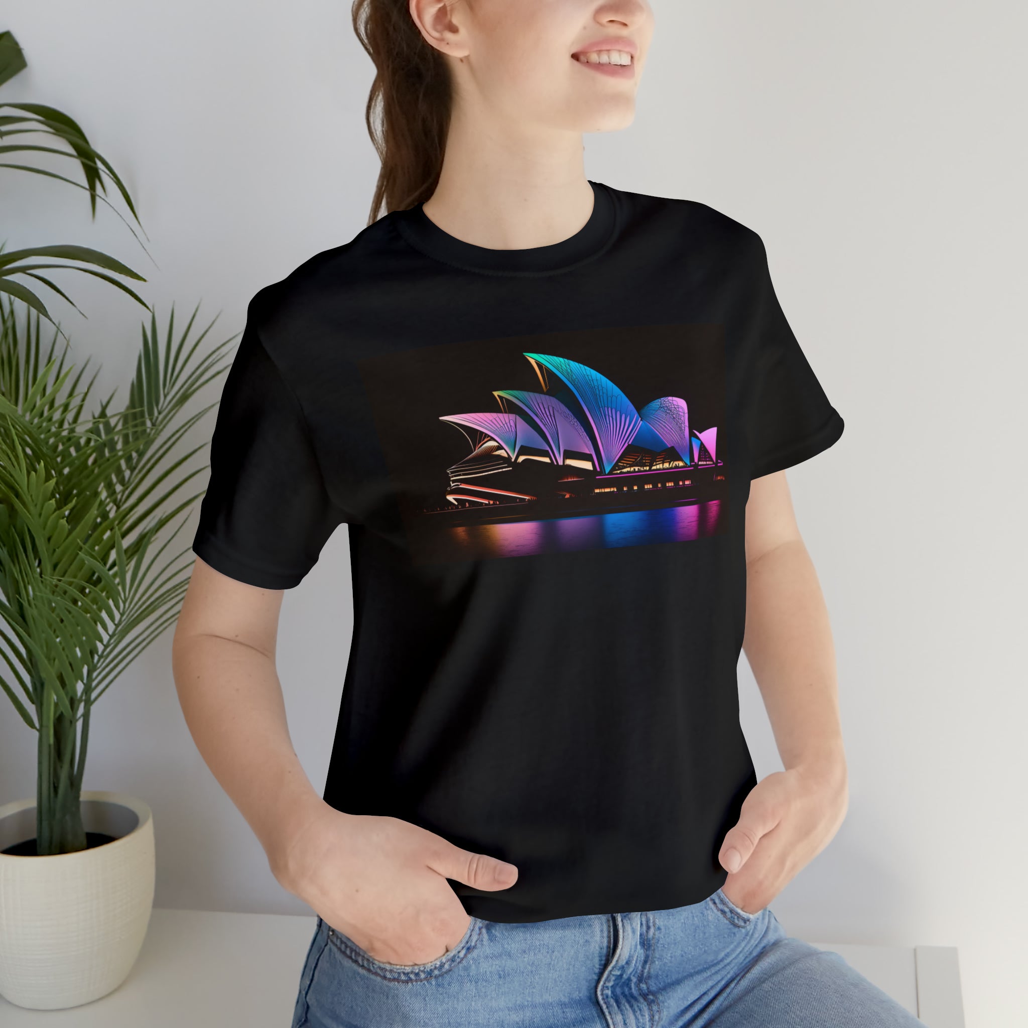 Unisex Jersey Short Sleeve Tee - Sydney Opera House, Australia