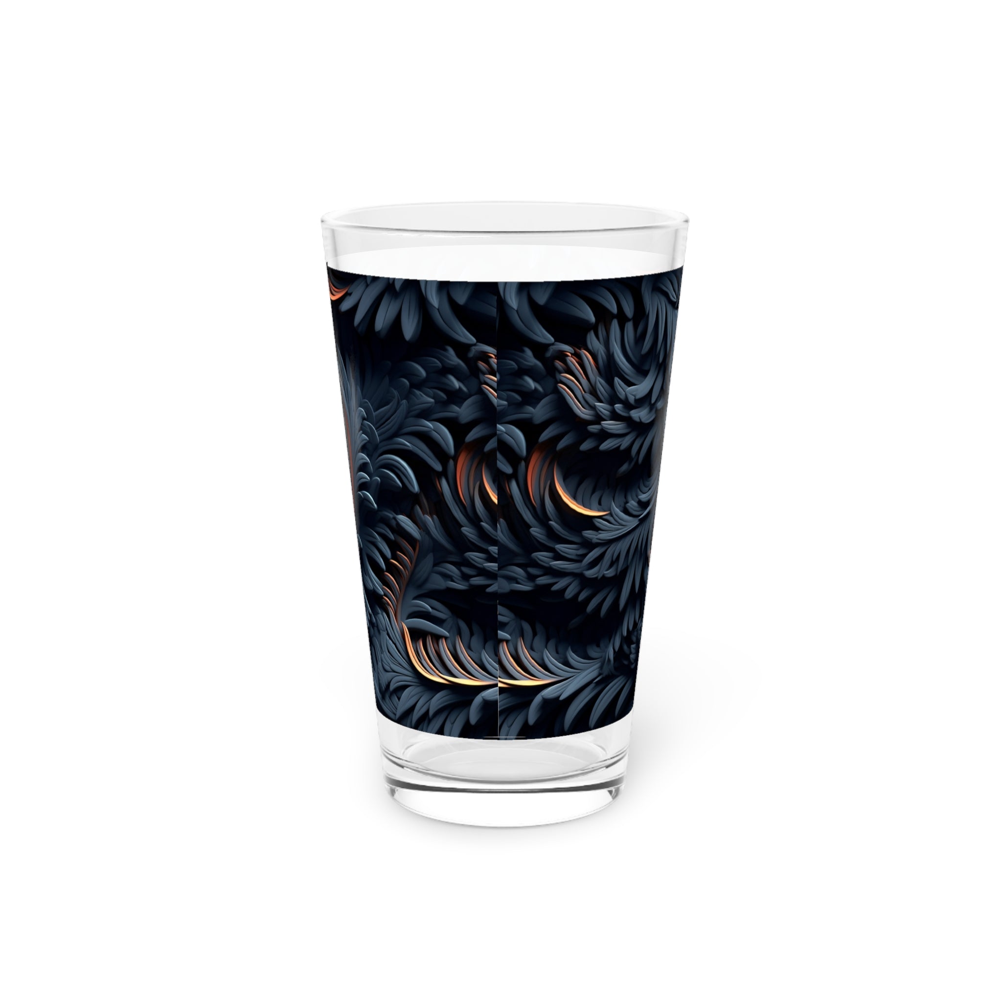 Pint Glass, 16oz - Abstract Designs 02