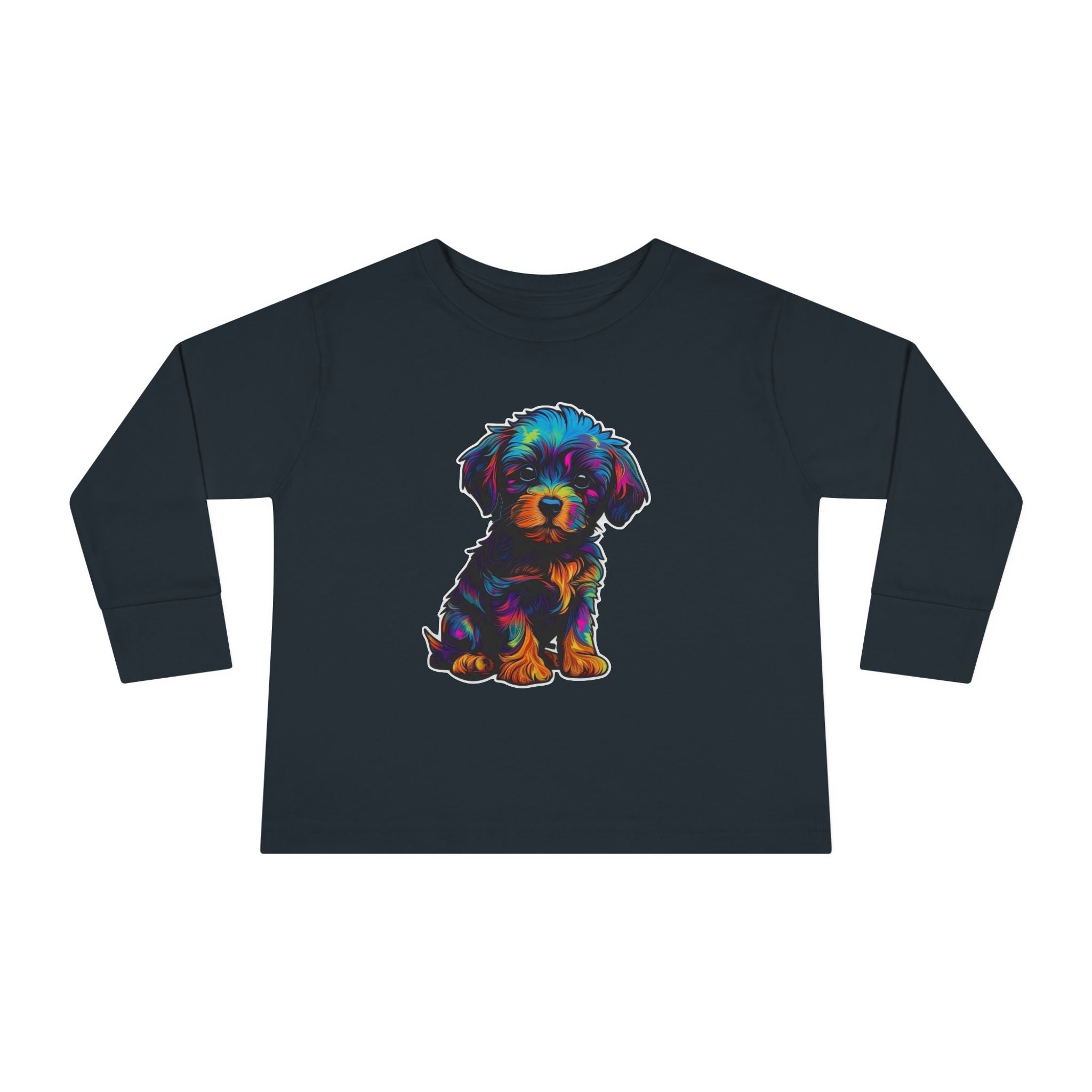 Toddler Long Sleeve Tee - Puppies 04