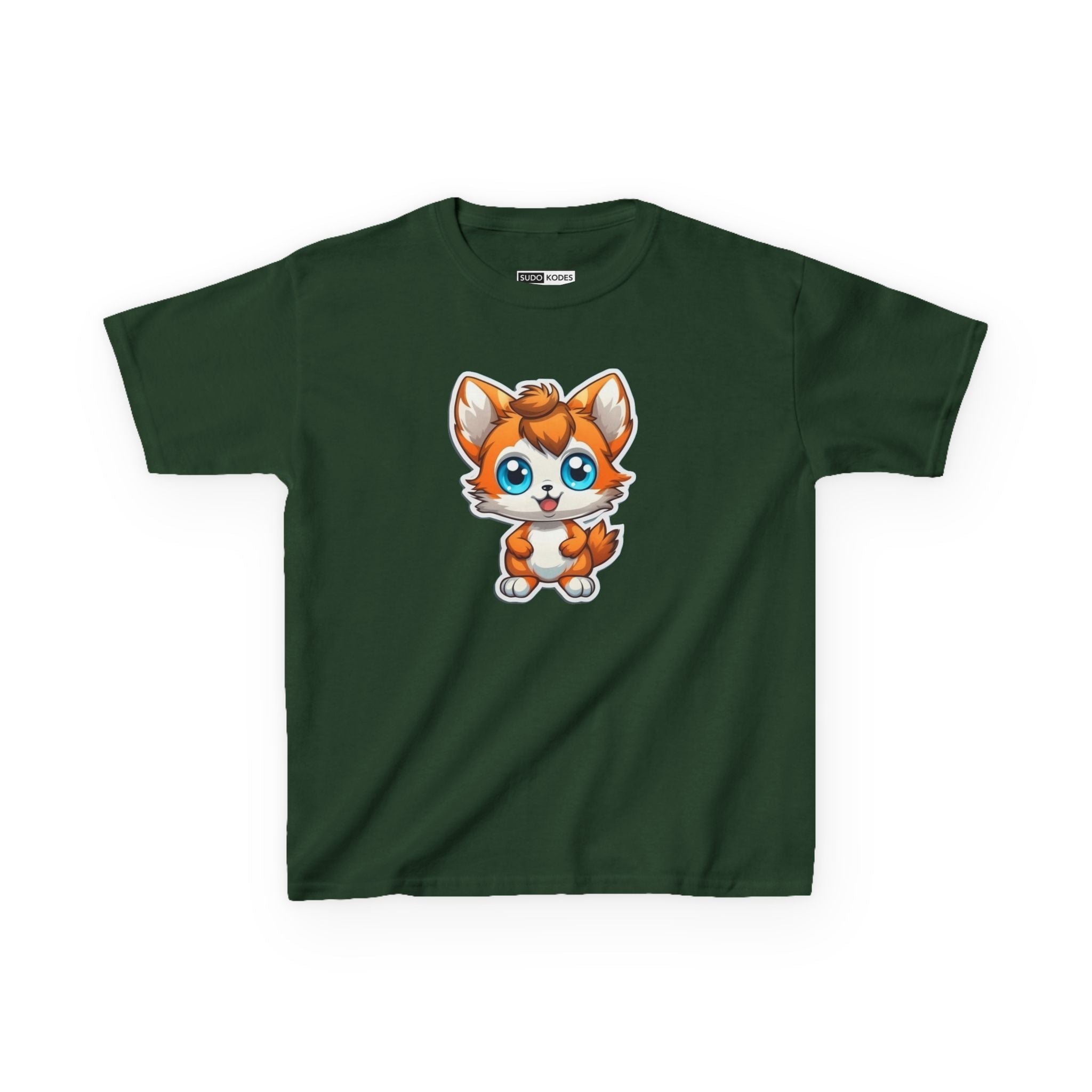 Kids Heavy Cotton Tee - Adorable Mascots 01