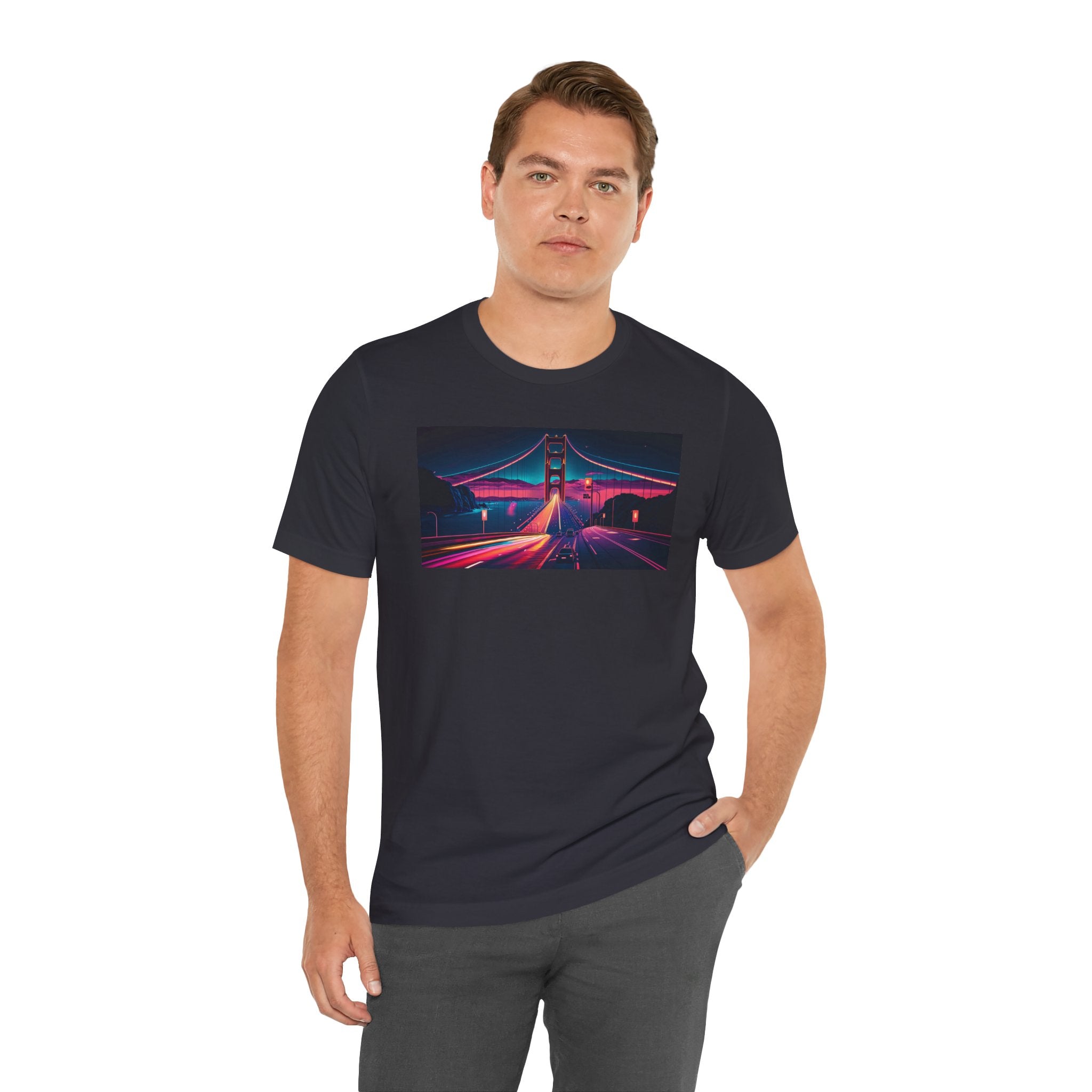Unisex Jersey Short Sleeve Tee - Golden Gate Bridge, San Francisco, USA