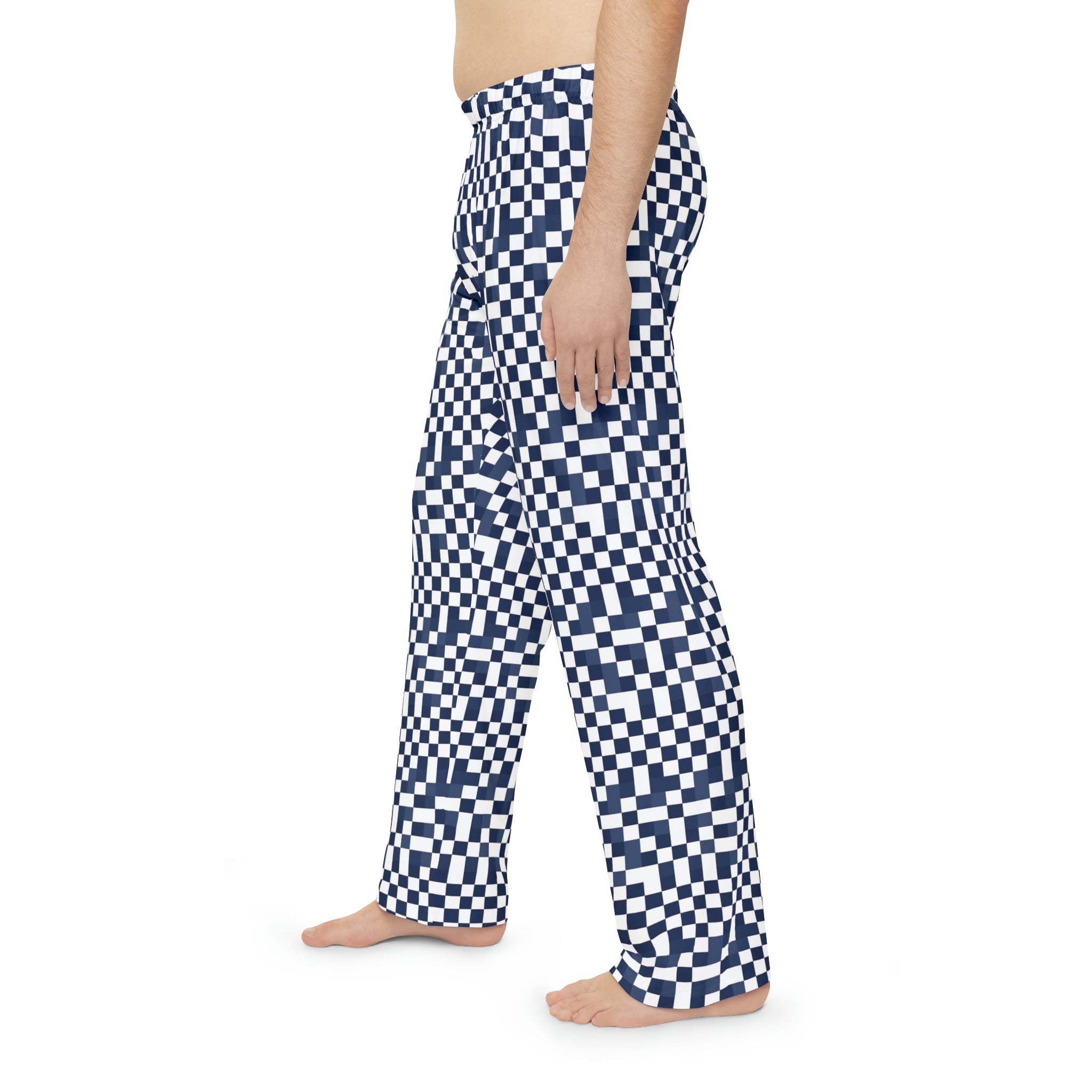 Men's Pajama Pants (AOP) - Seamless Checkered Designs 08