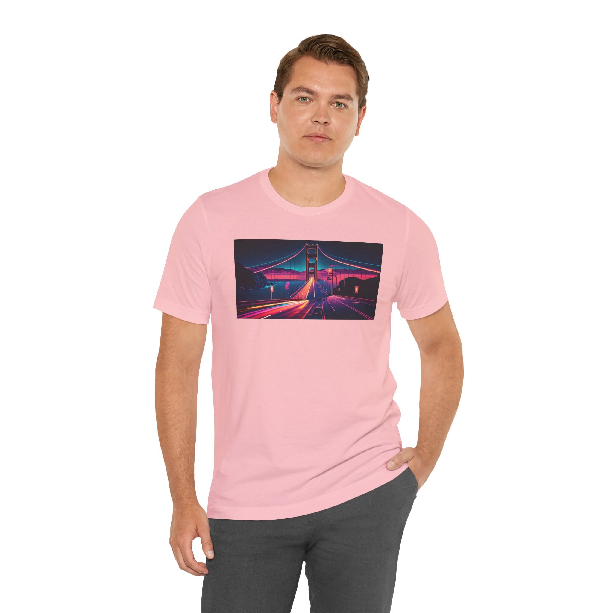 Unisex Jersey Short Sleeve Tee - Golden Gate Bridge, San Francisco, USA