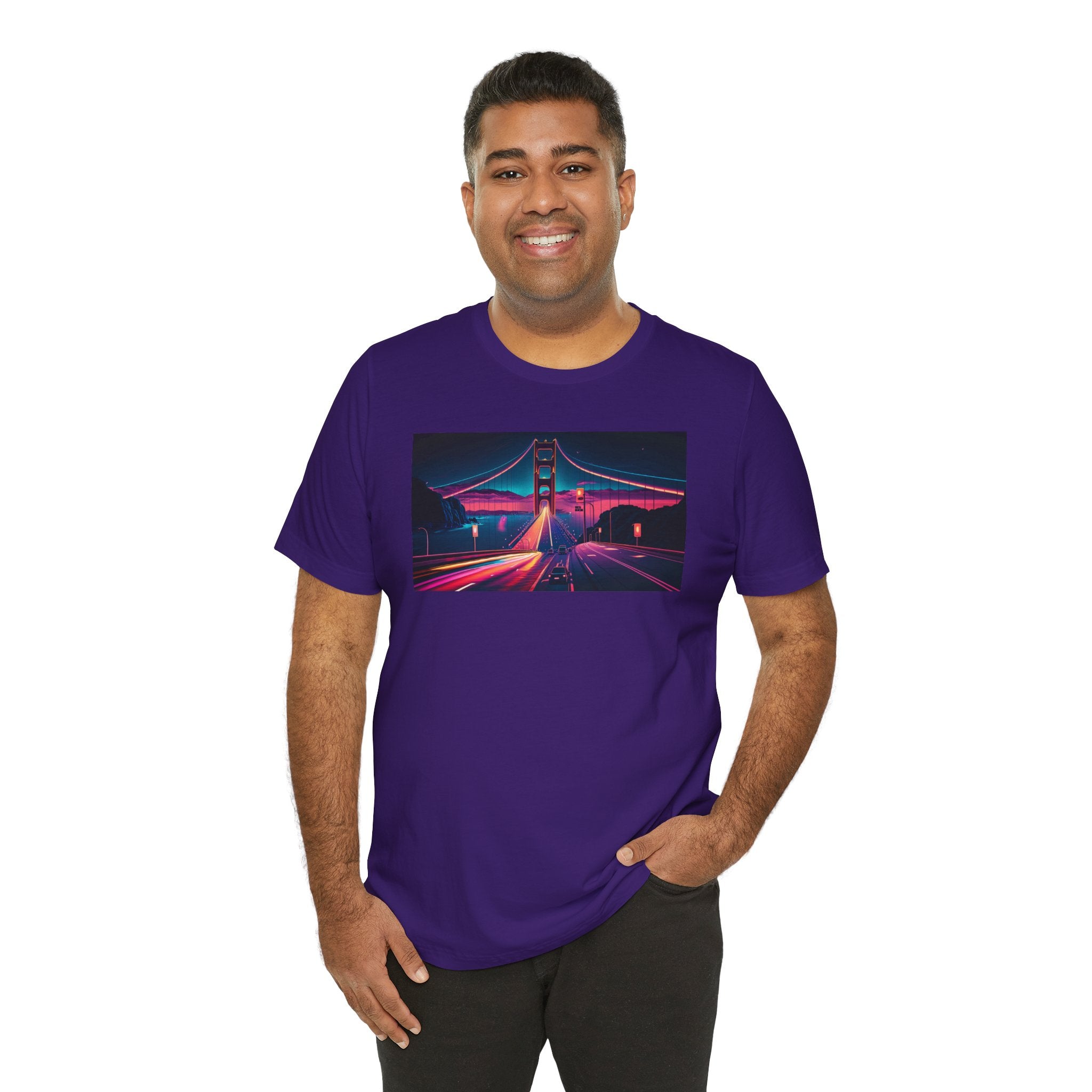 Unisex Jersey Short Sleeve Tee - Golden Gate Bridge, San Francisco, USA