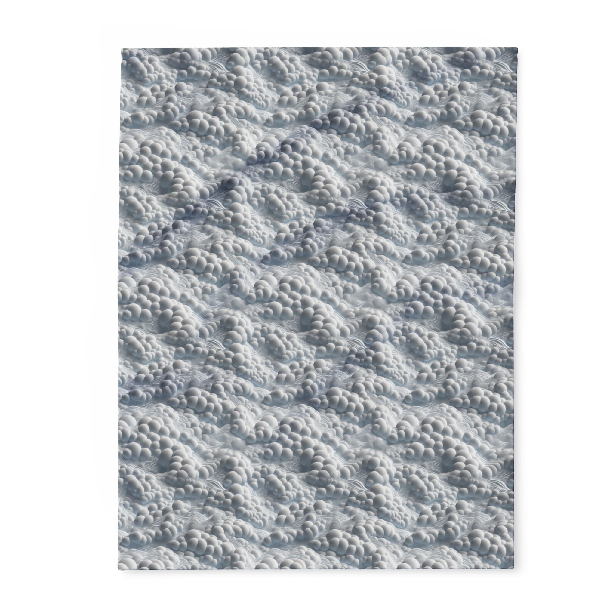 Arctic Fleece Blanket — Cozy Clouds Pattern