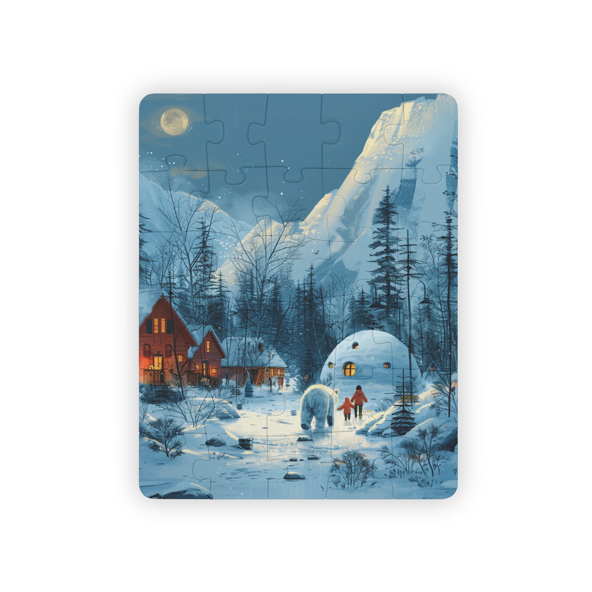 Kids' Puzzle, 30-Piece - North Pole Eve