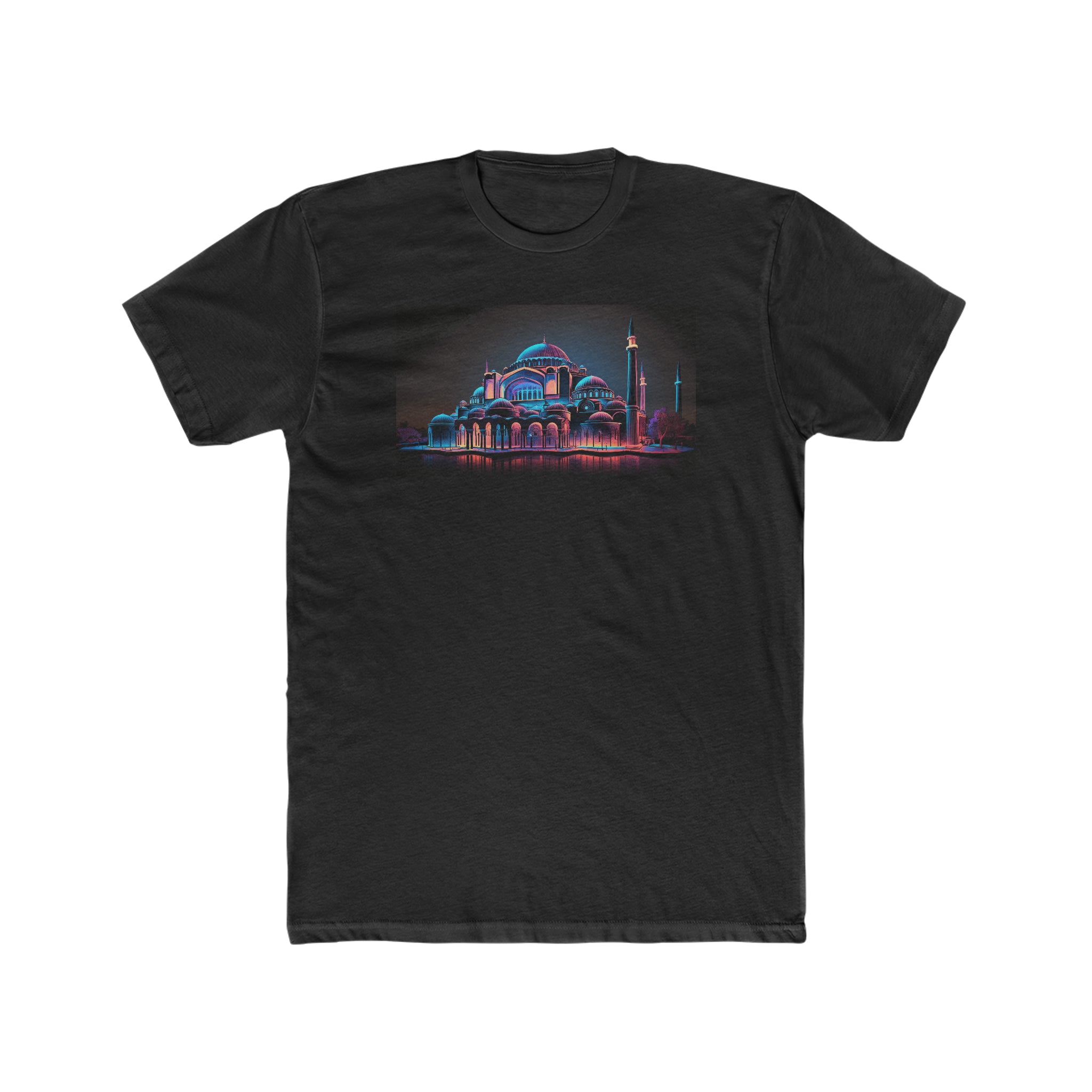Men's Cotton Crew Tee - Fantasy Art - Hagia Sophia