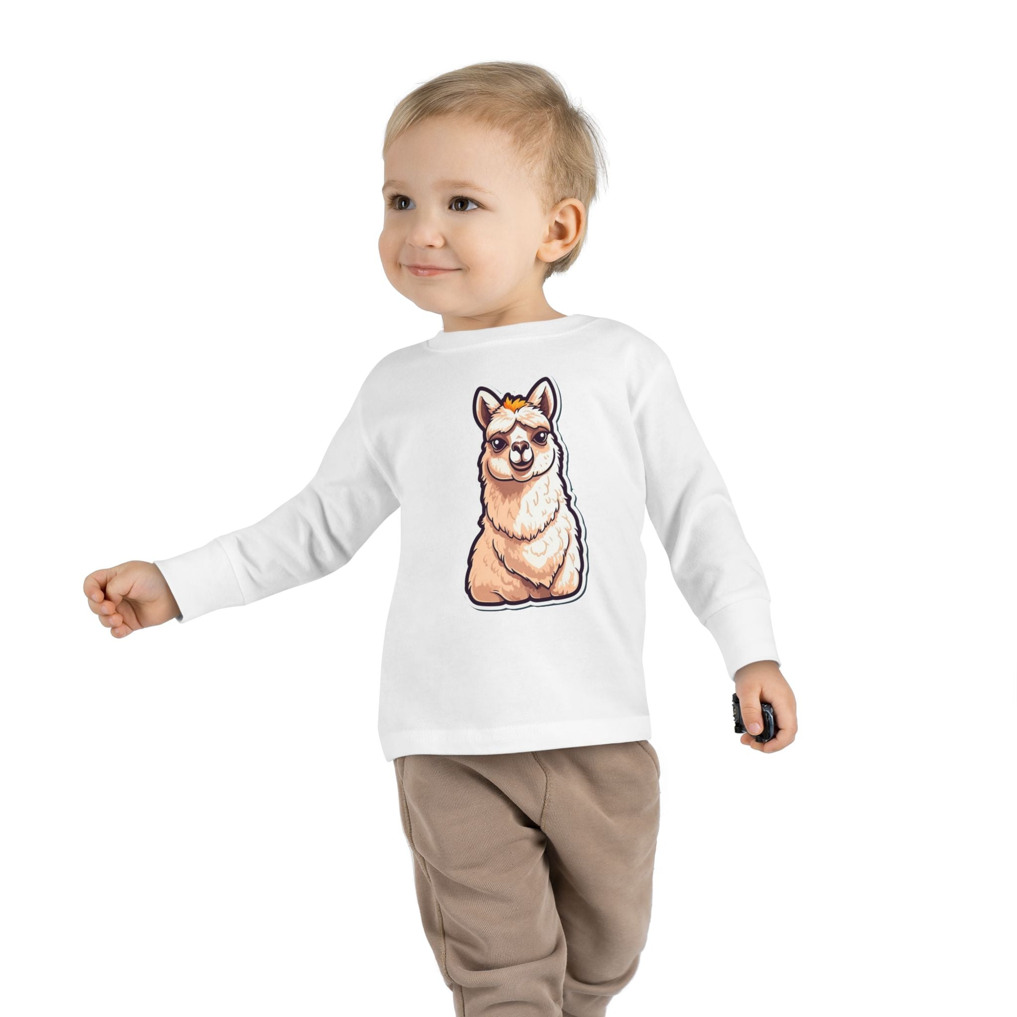 Toddler Long Sleeve Tee - Llama Calf
