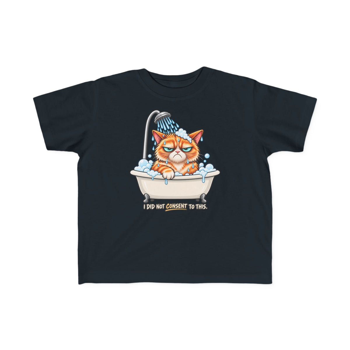 Forced Hydration - Mildly Feral - Toddler Short Sleeve Tee