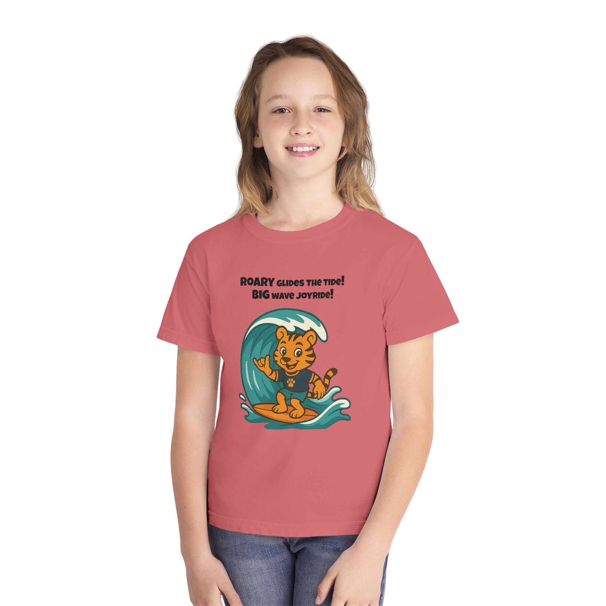 Youth Midweight Cotton Tee - Roary's Surf time