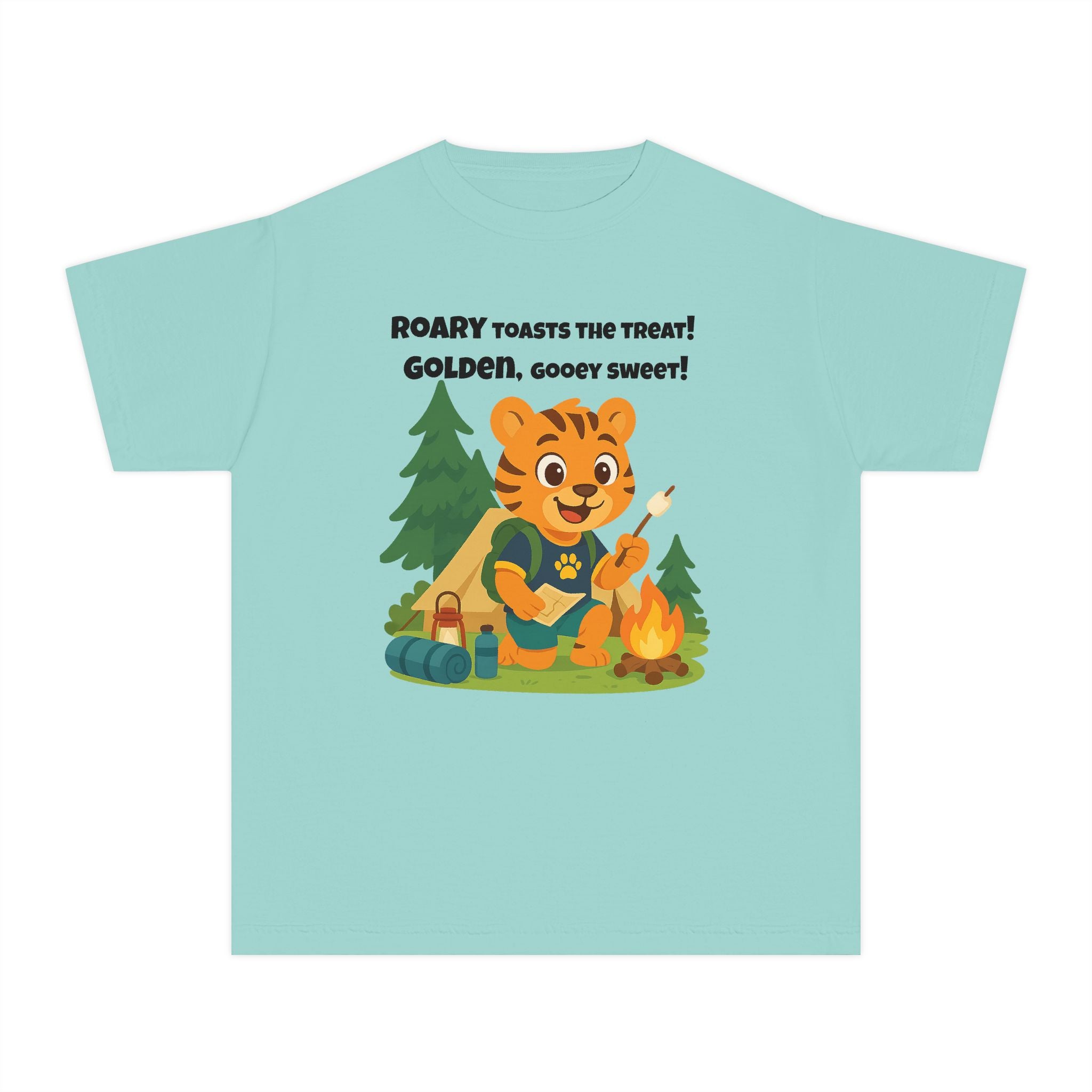 Youth Midweight Cotton Tee - Roary's Camping Adventures