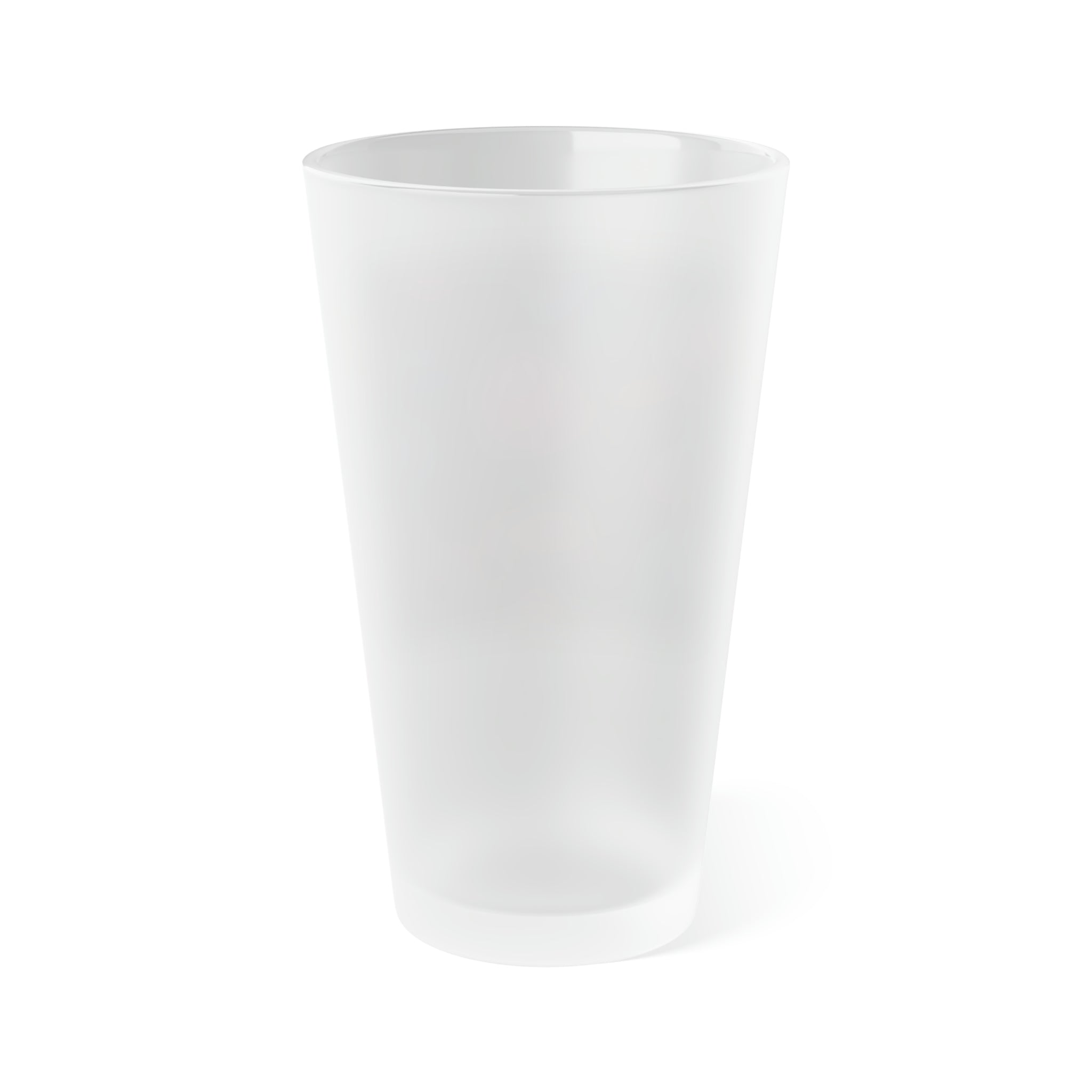 Frosted Pint Glass, 16oz - Vibrant Designs 06