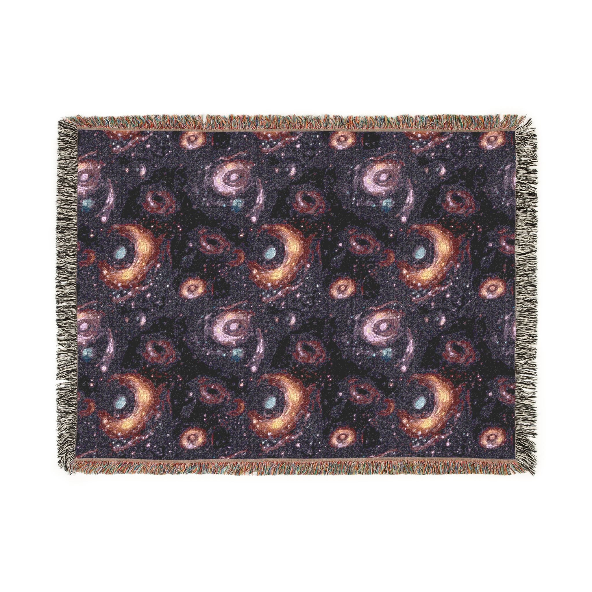 Woven Throw Blanket — Reversible Cozy Check Pattern for Living Room & Cabin - Design 06