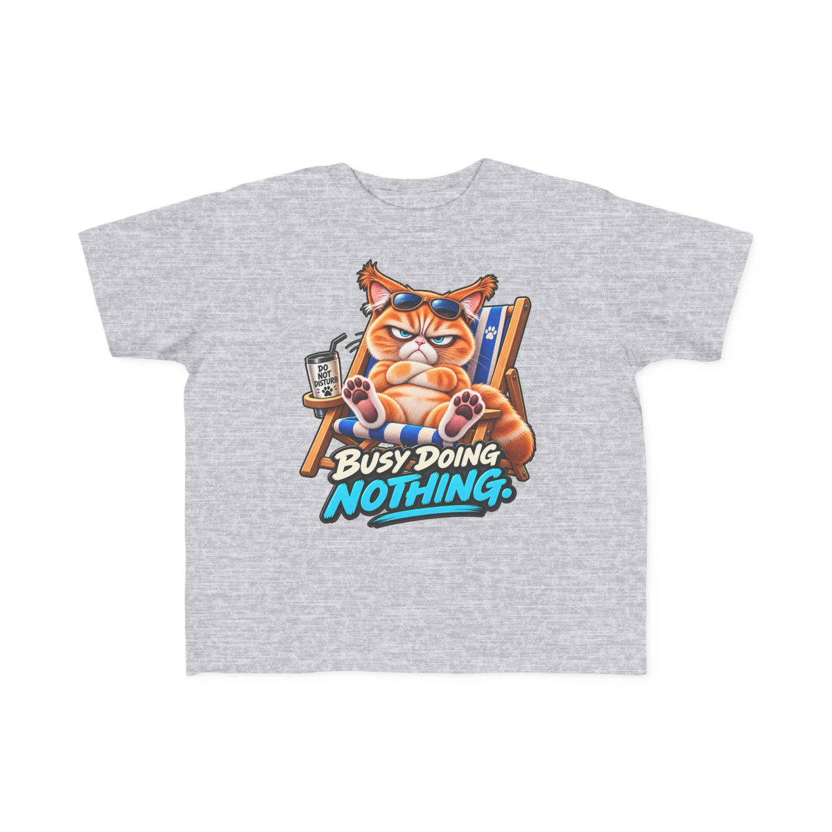 Busy doing Nothing - Mildly Feral - Toddler Short Sleeve Tee