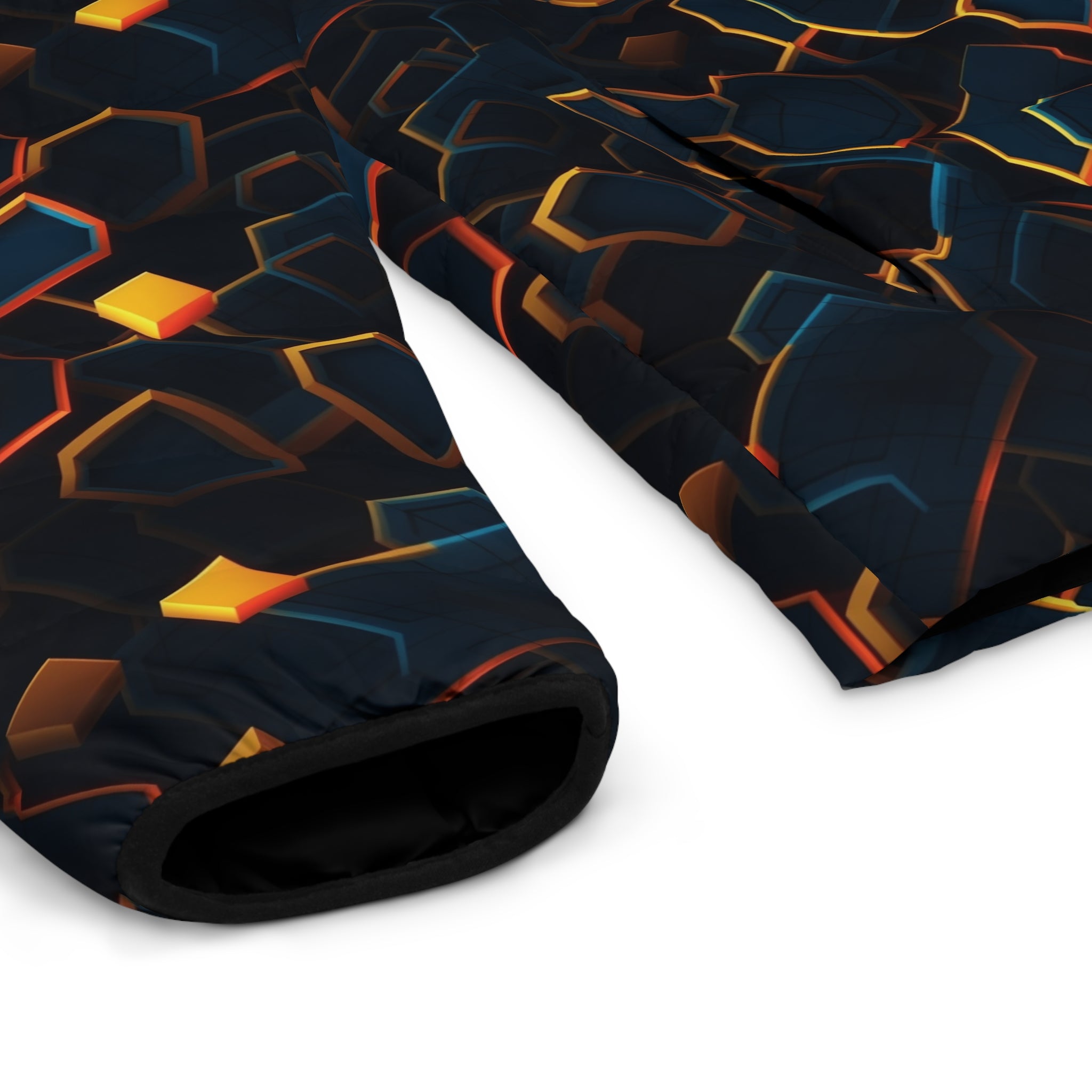 Men's Puffer Jacket (AOP) - Abstract Designs 01