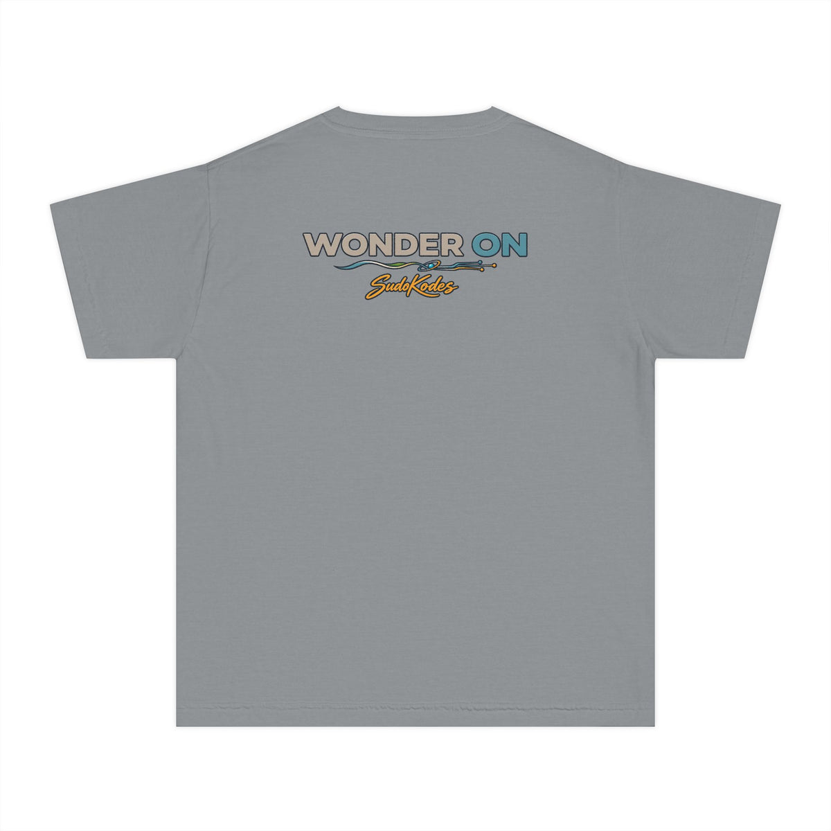Axolotl, a Science design, on a youth midweight cotton tee