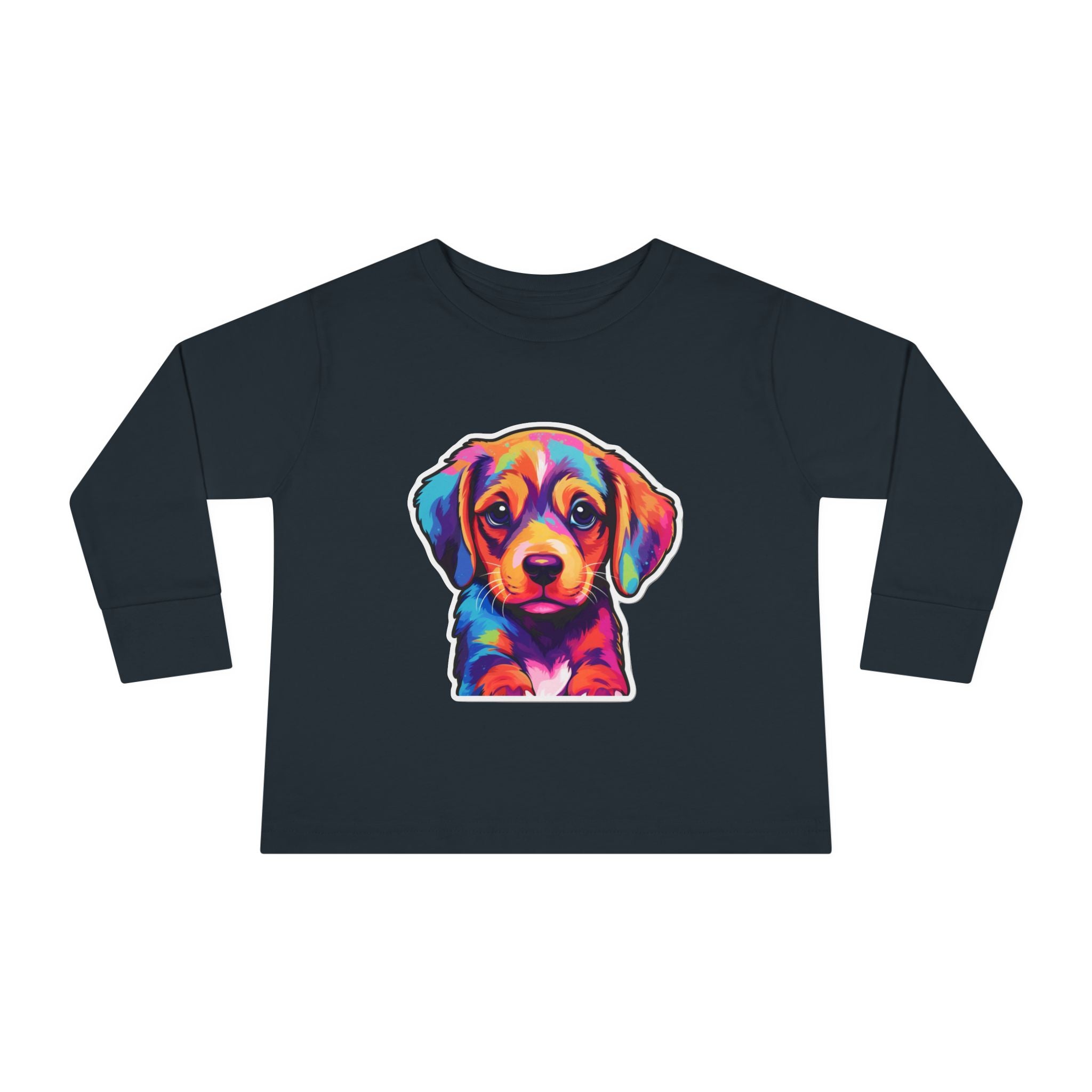 Toddler Long Sleeve Tee - Puppies 05