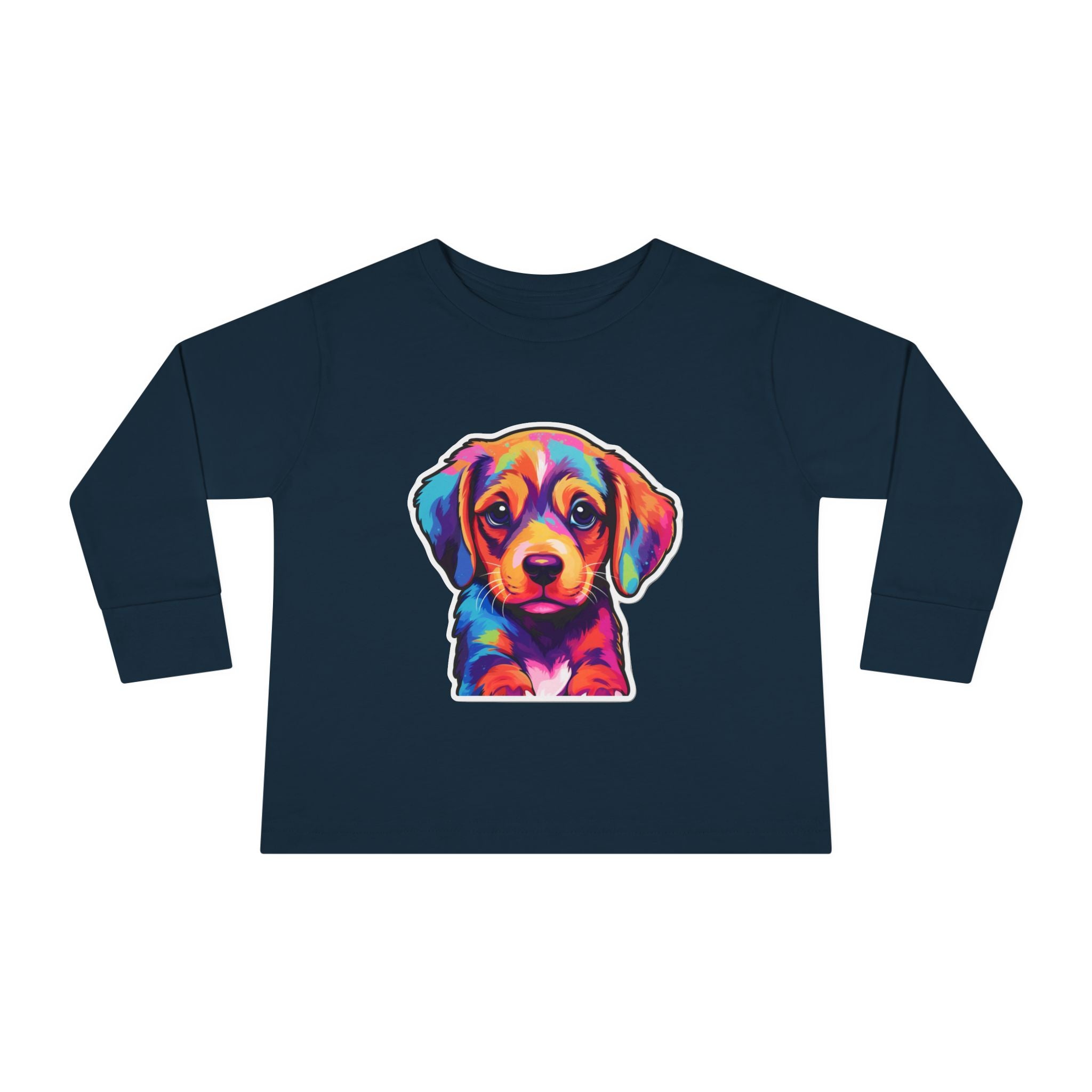 Toddler Long Sleeve Tee - Puppies 05