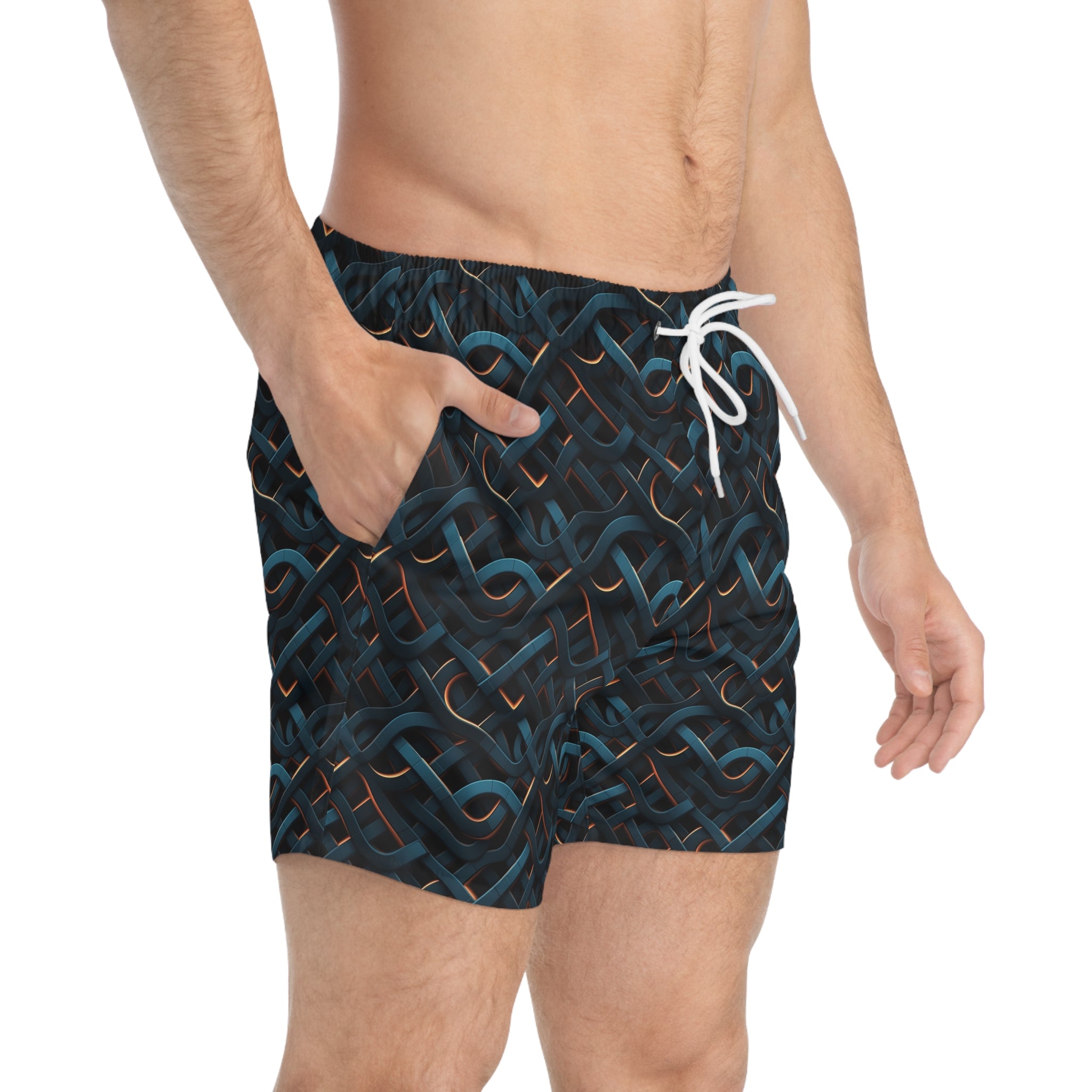 Swim Trunks (AOP) - Seamless Abstract Designs 07