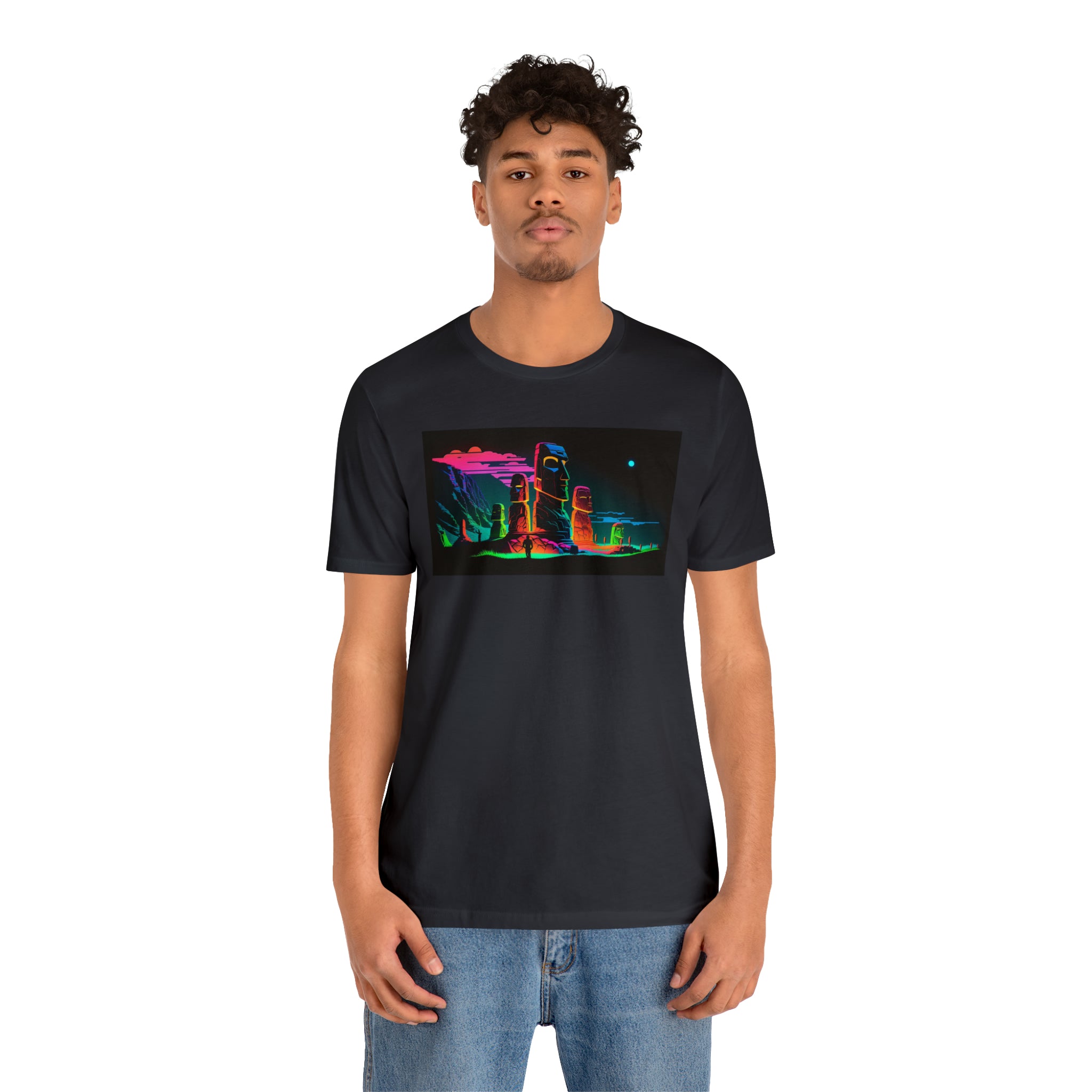 Unisex Jersey Short Sleeve Tee - Easter Islands, Chile