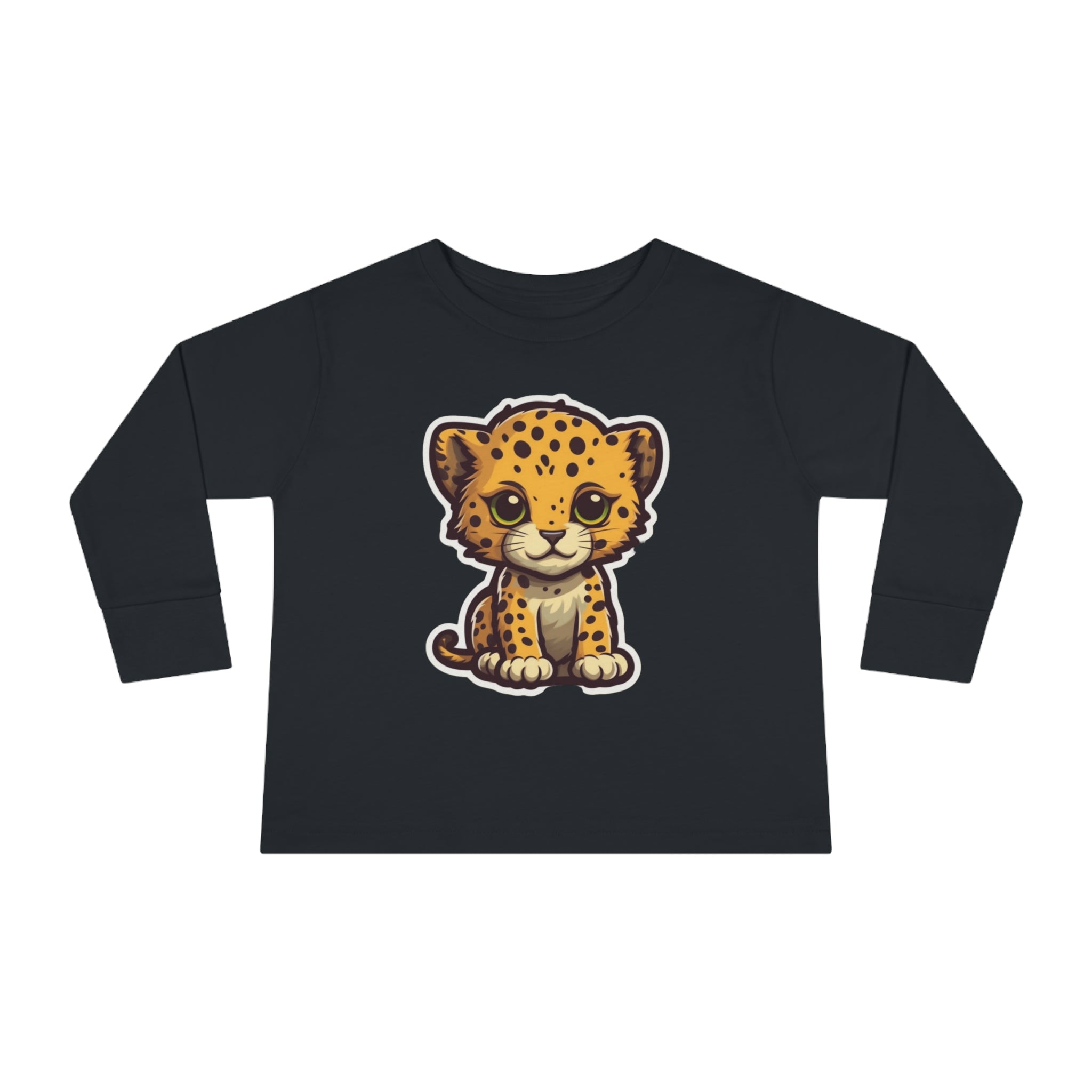 Toddler Long Sleeve Tee - Cheetah Cub