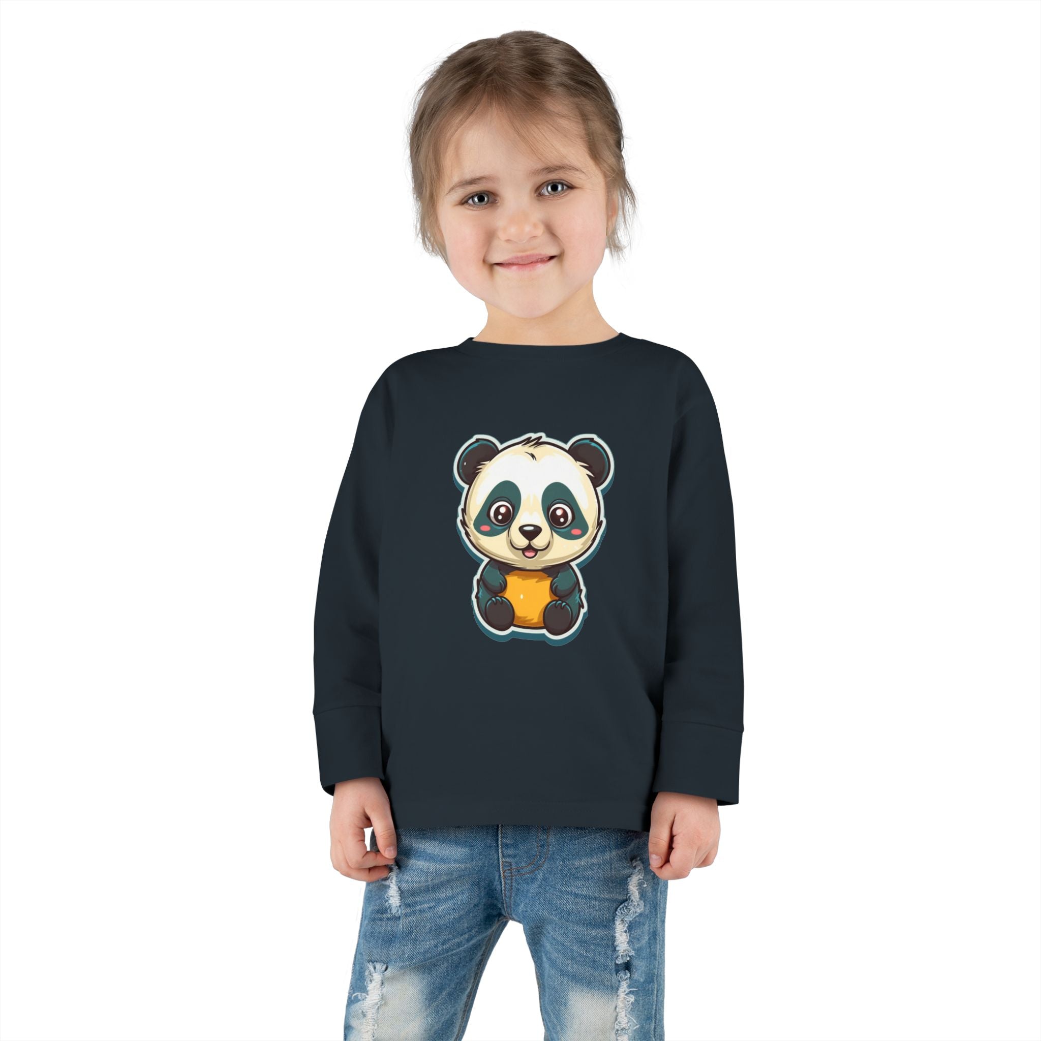 Toddler Long Sleeve Tee - Panda Cub