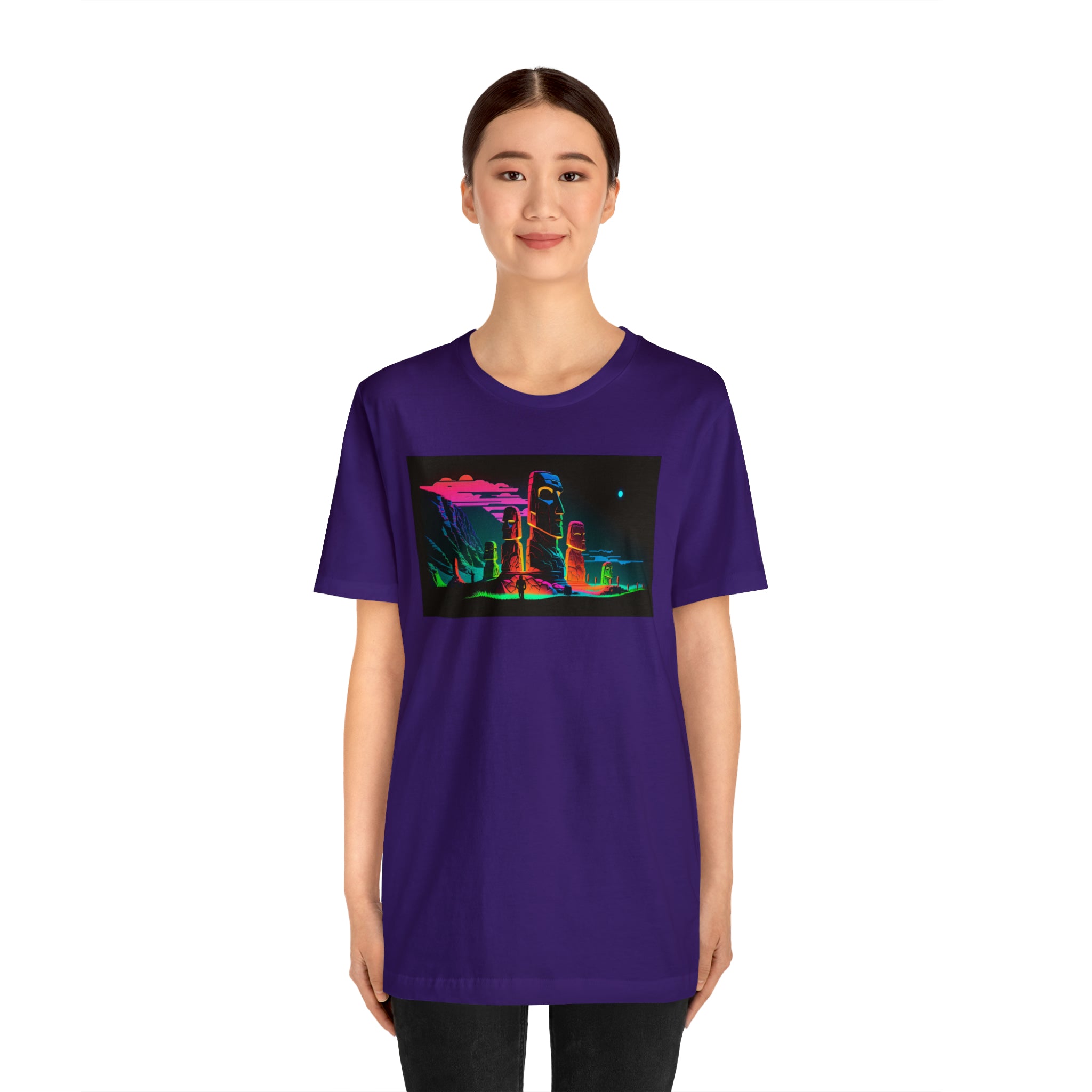 Unisex Jersey Short Sleeve Tee - Easter Islands, Chile